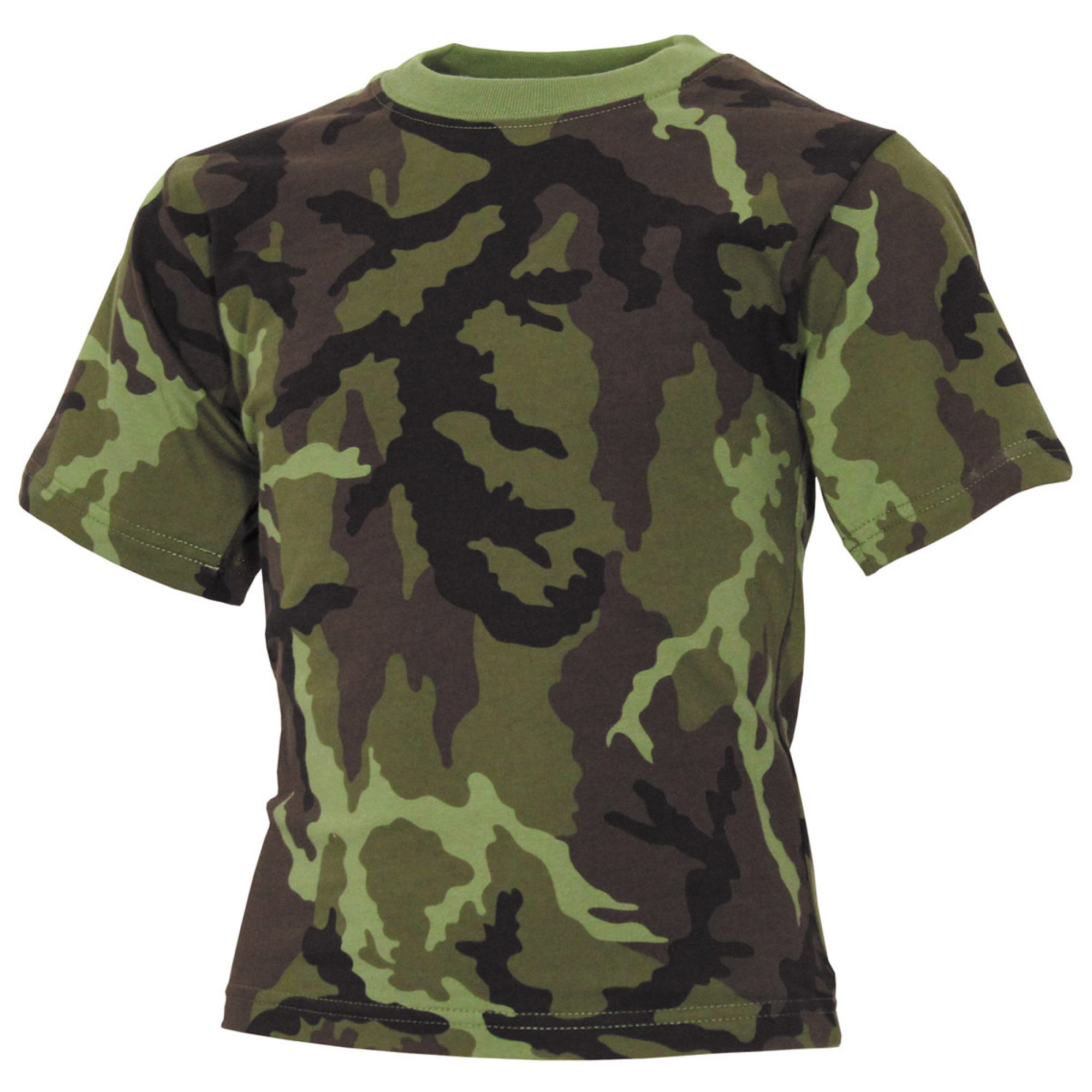 Kinder T-Shirt,  M 95 CZ tarn, halbarm,  170 g/m²