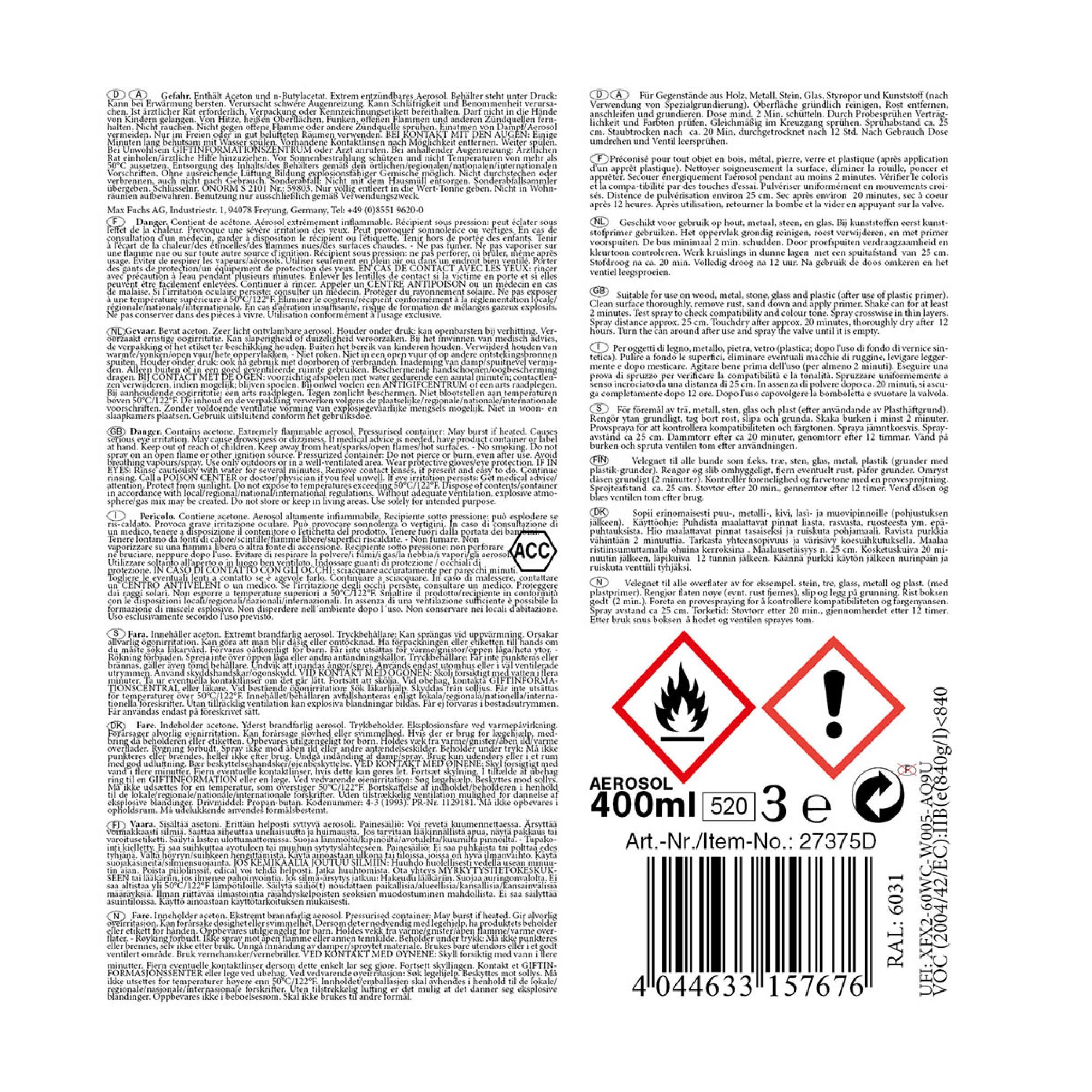 Army Farbspray, WALD GRÜN,  matt,  400 ml