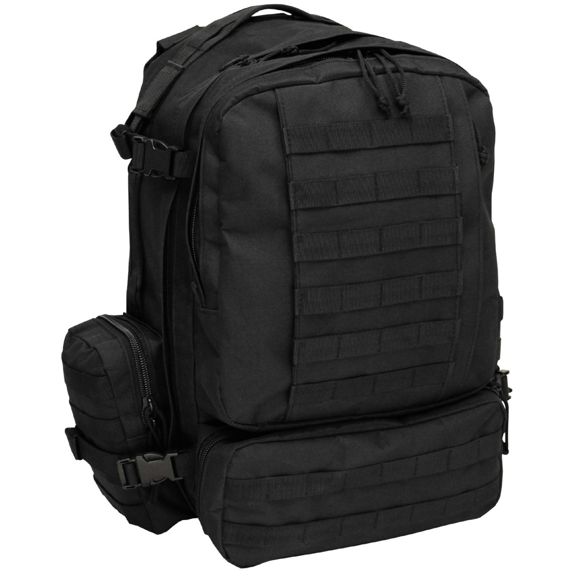 Ital. Rucksack,  schwarz, „Tactical-Modular“