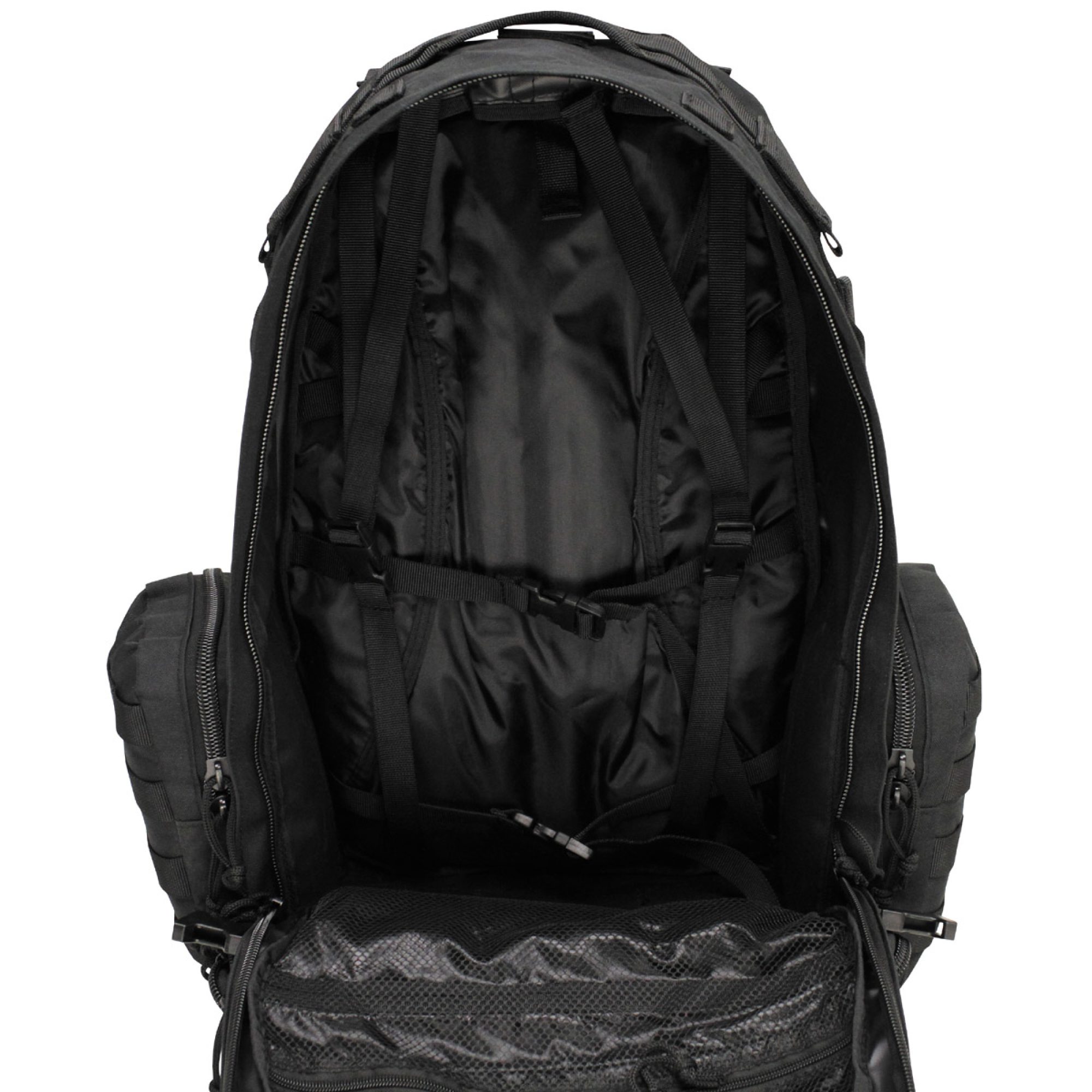 Ital. Rucksack,  schwarz, „Tactical-Modular“