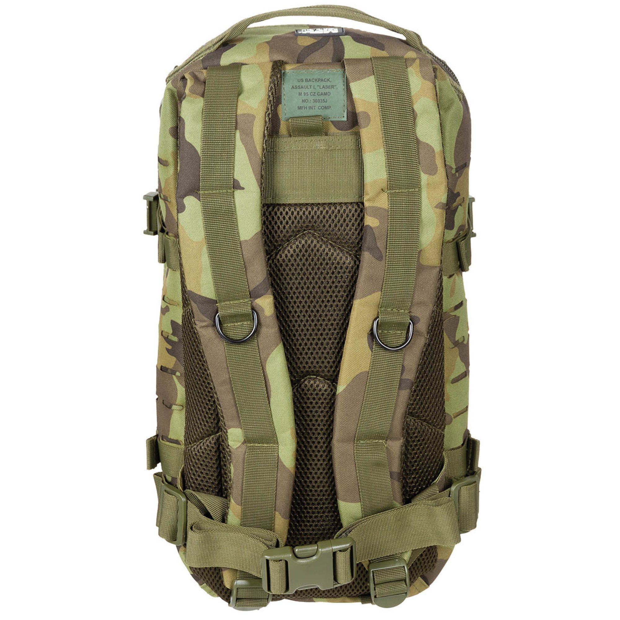 US Rucksack,  Assault I, „Laser“,  M 95 CZ tarn