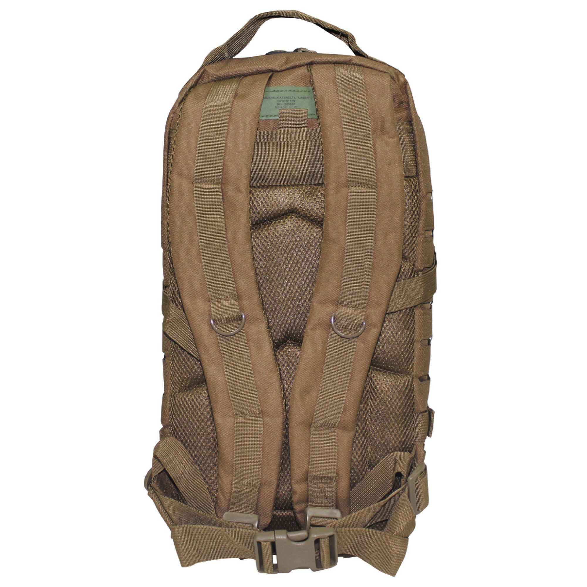 US Rucksack,  Assault I, „Laser“,  coyote tan