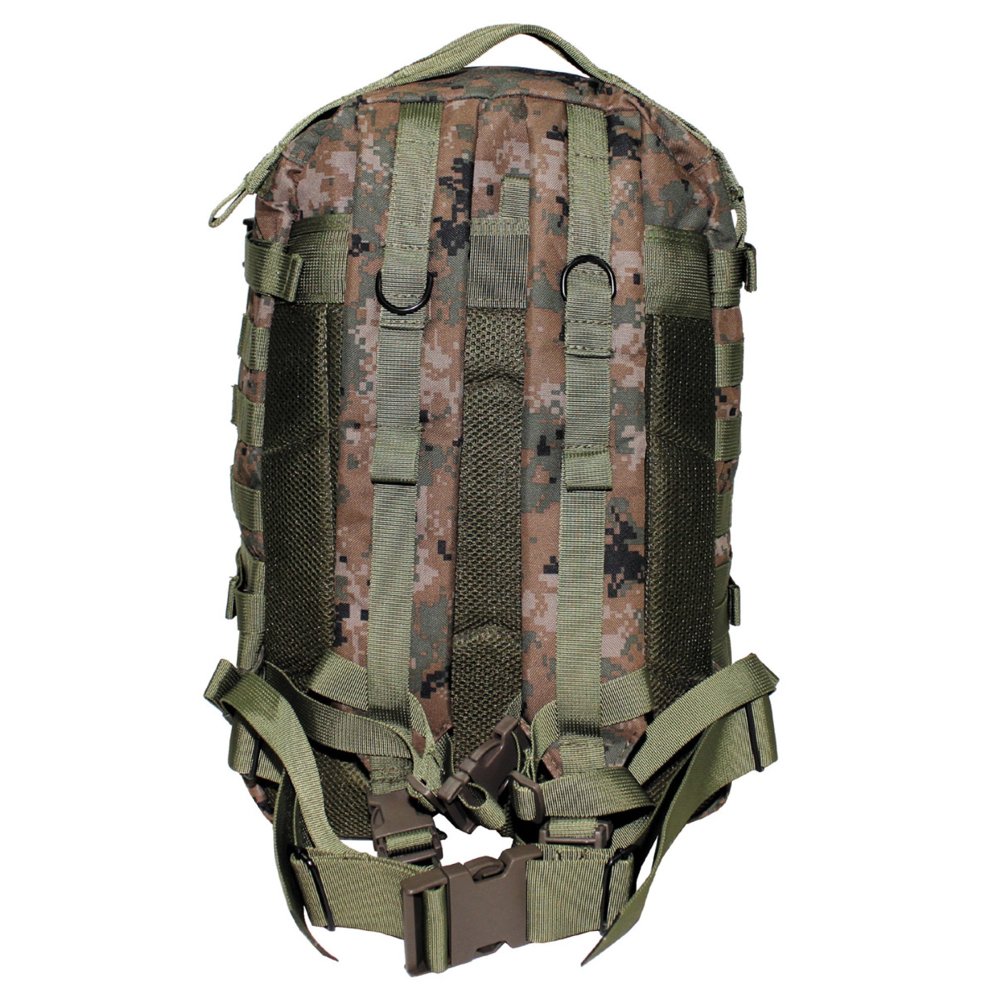 US Rucksack,  Assault II, digital woodland