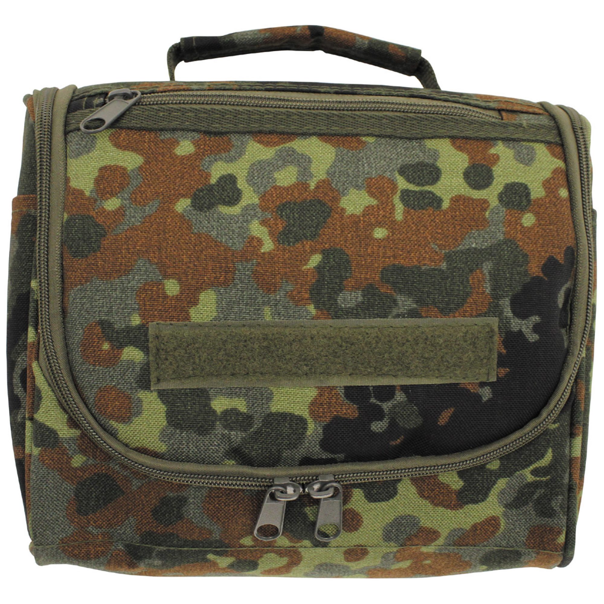 Waschzeugtasche,  flecktarn, Cordura