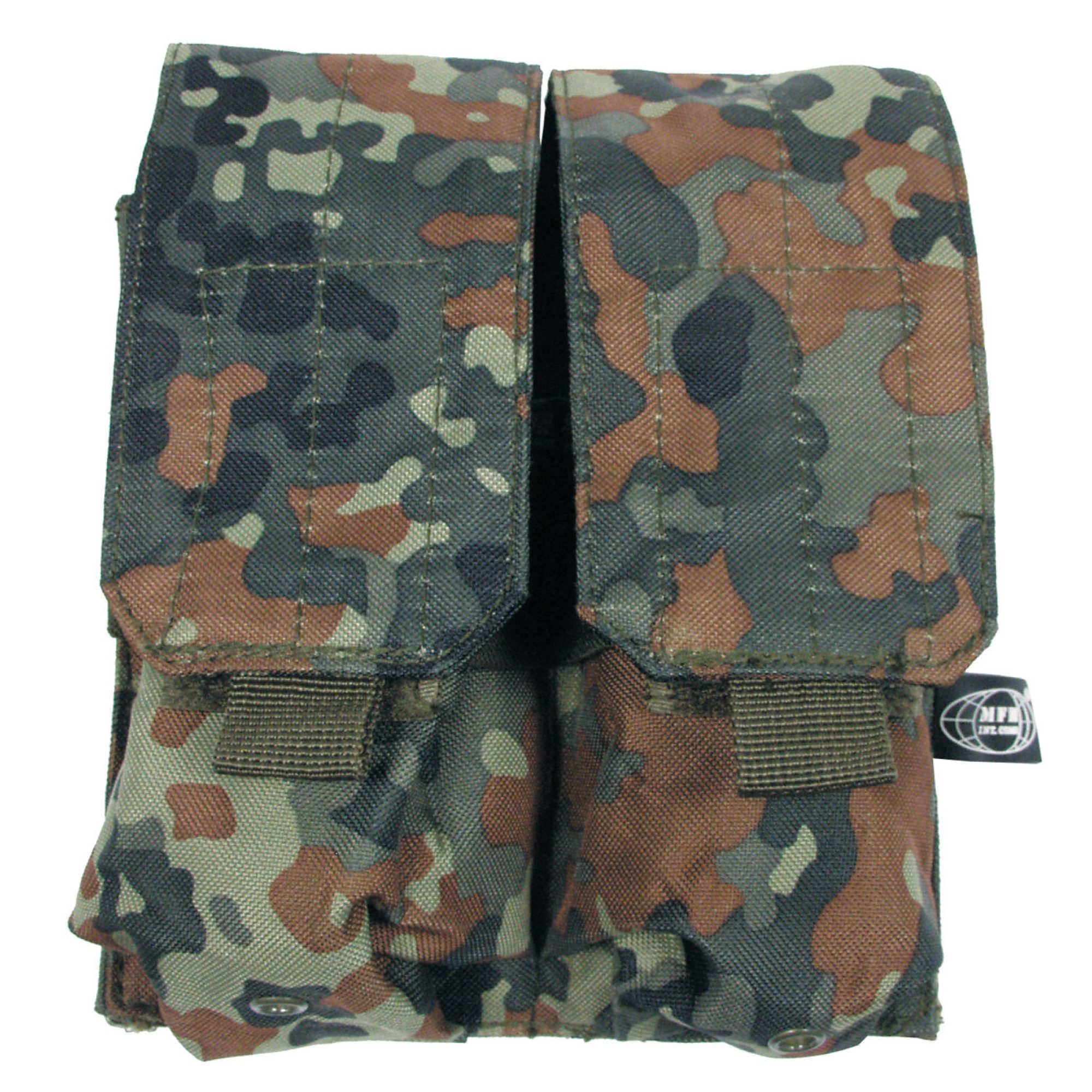 Magazintasche,  2-fach, „MOLLE“, flecktarn