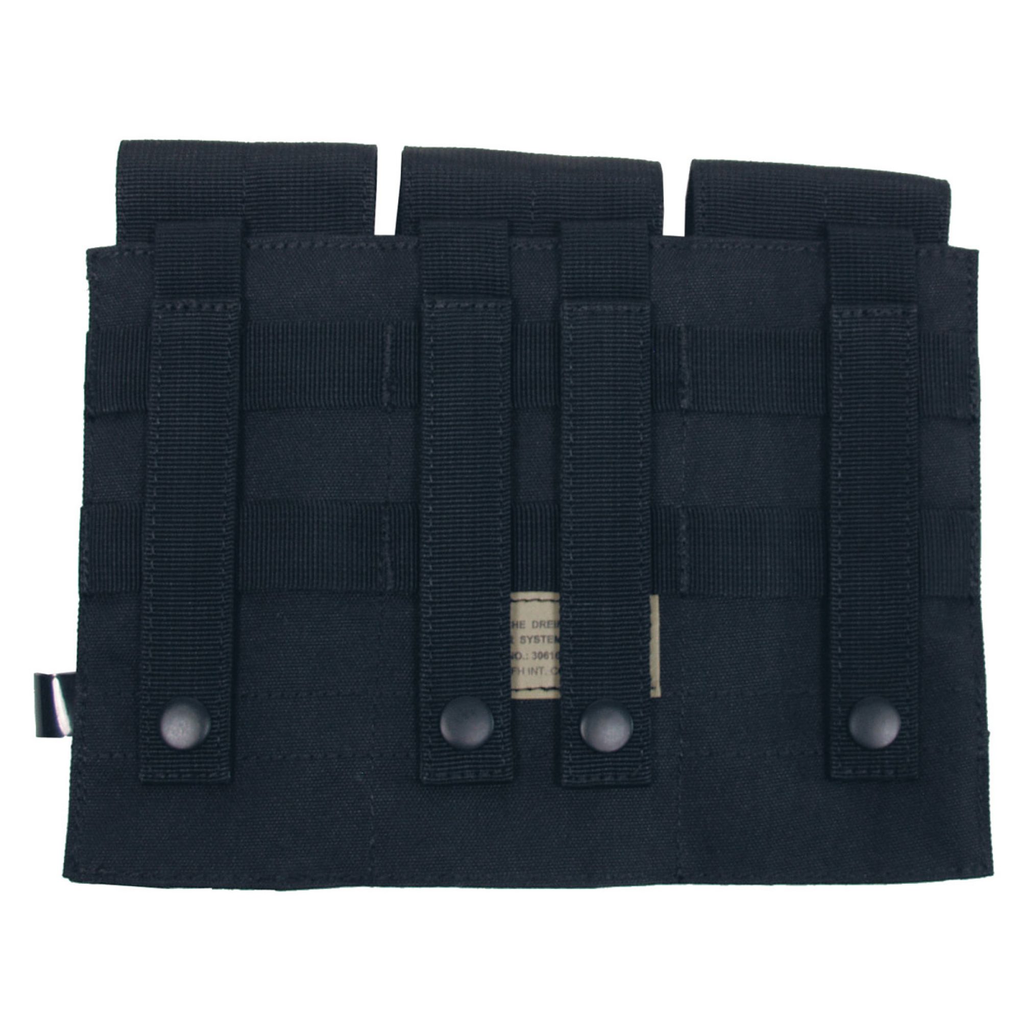 Magazintasche, 3-fach, „MOLLE“, schwarz