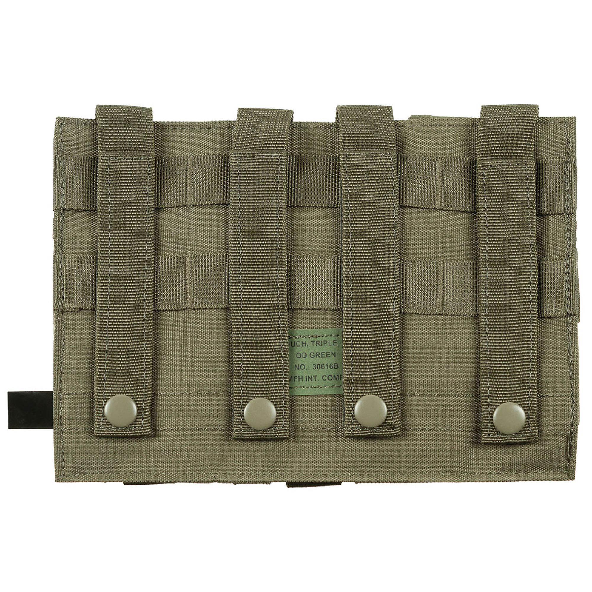 Magazintasche, 3-fach, „MOLLE“, oliv