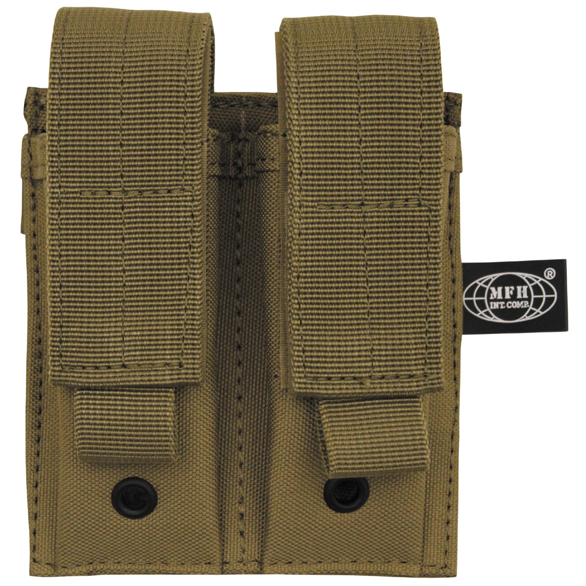 Magazintasche,  2-fach,  klein, „MOLLE“,  coyote tan