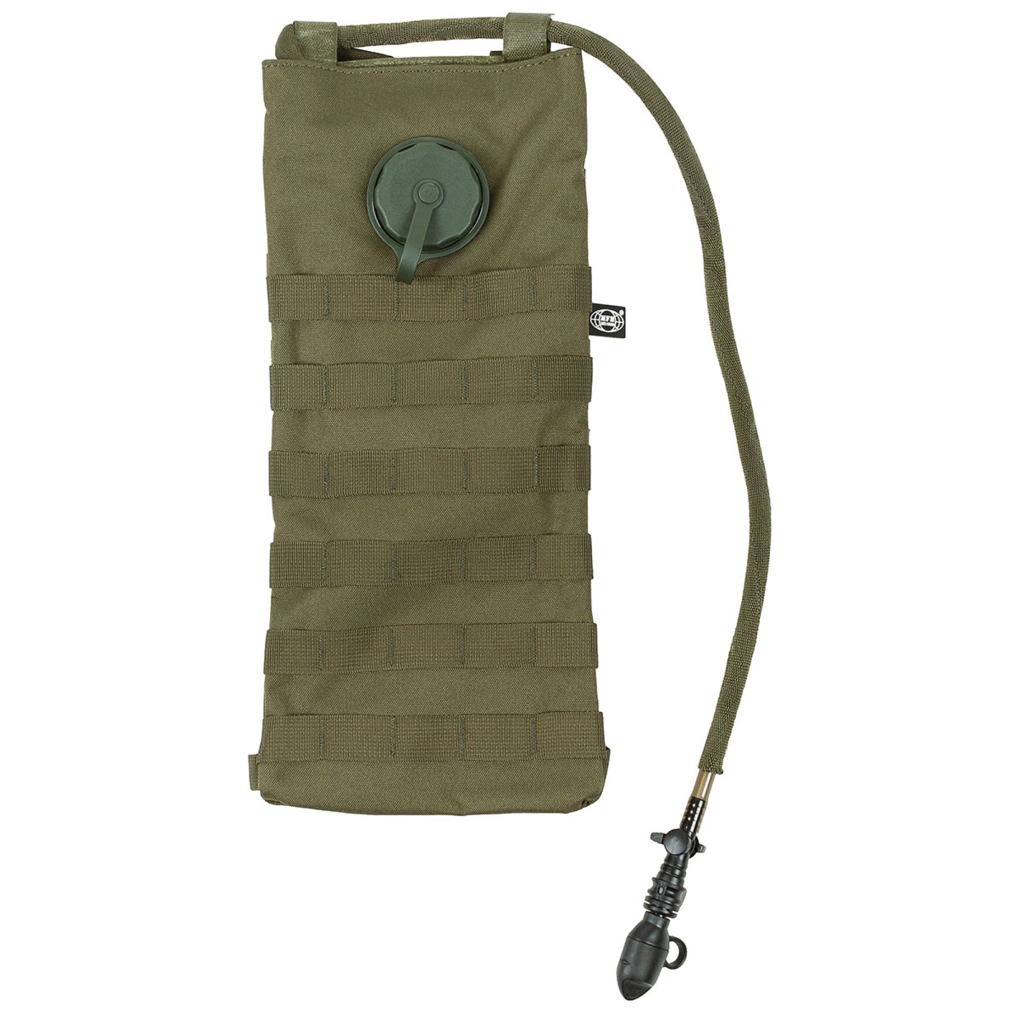 Trinksystem,  „MOLLE“,  2, 5 l, mit TPU-Beutel,  oliv