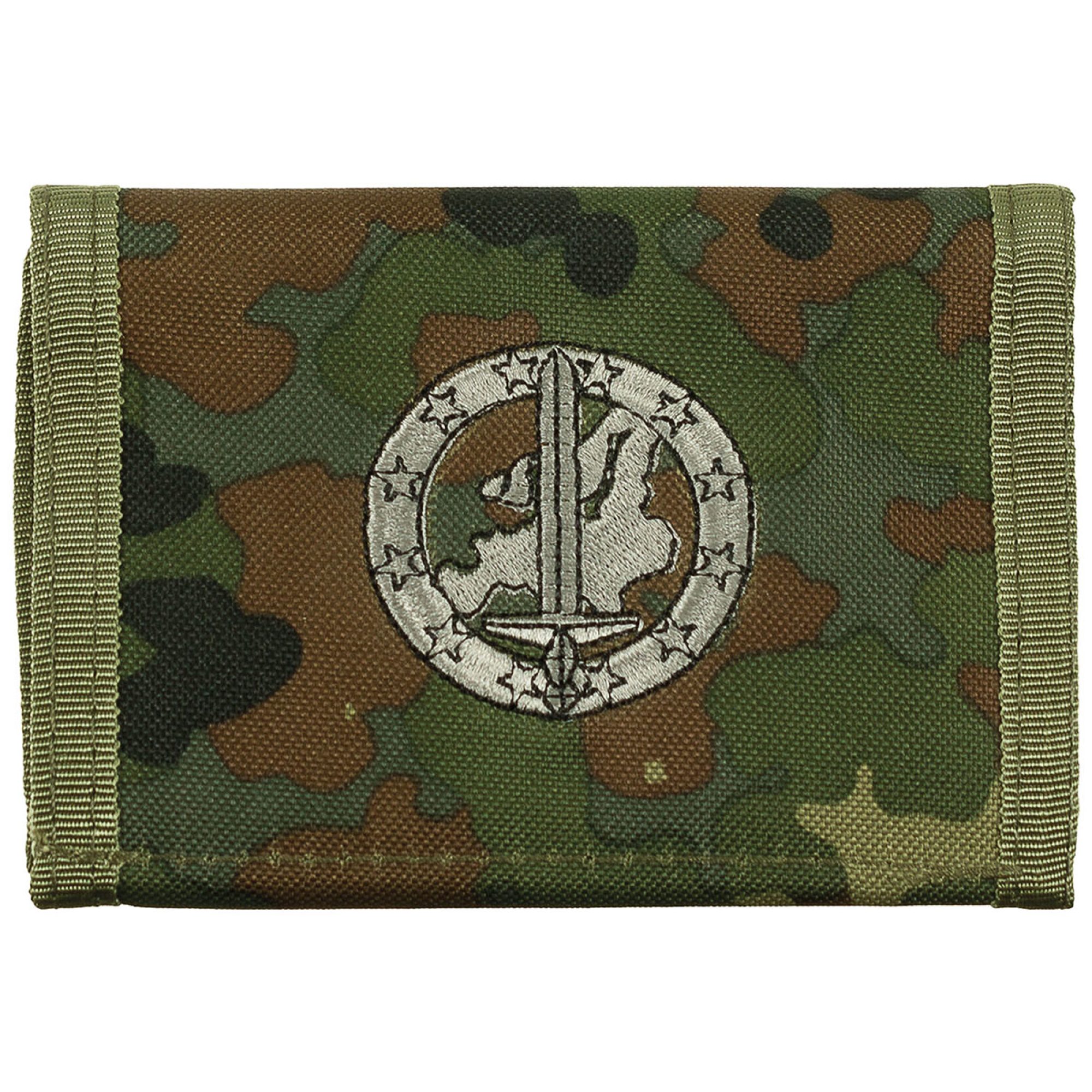 BW Geldbörse,  flecktarn, Eurocorps