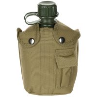 US Plastikfeldflasche,  1 l, Hülle,  coyote tan,  BPA-frei