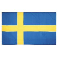 Fahne,  Schweden, Polyester,  90 x 150 cm