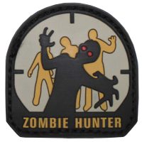 Klettabzeichen,  3D, „Zombie Hunter“
