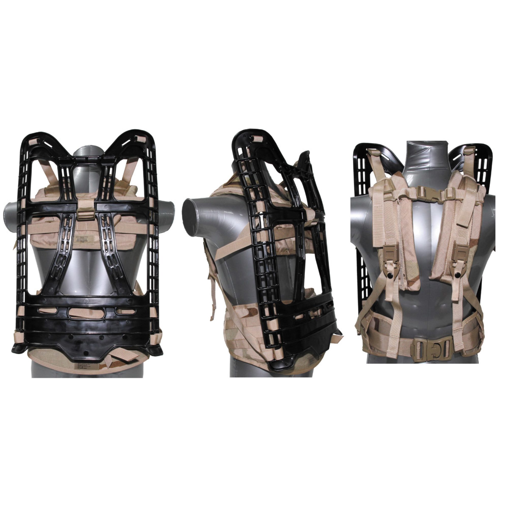 US Rucksack,  neuwertig, „Molle II light“,  3 Fb.desert