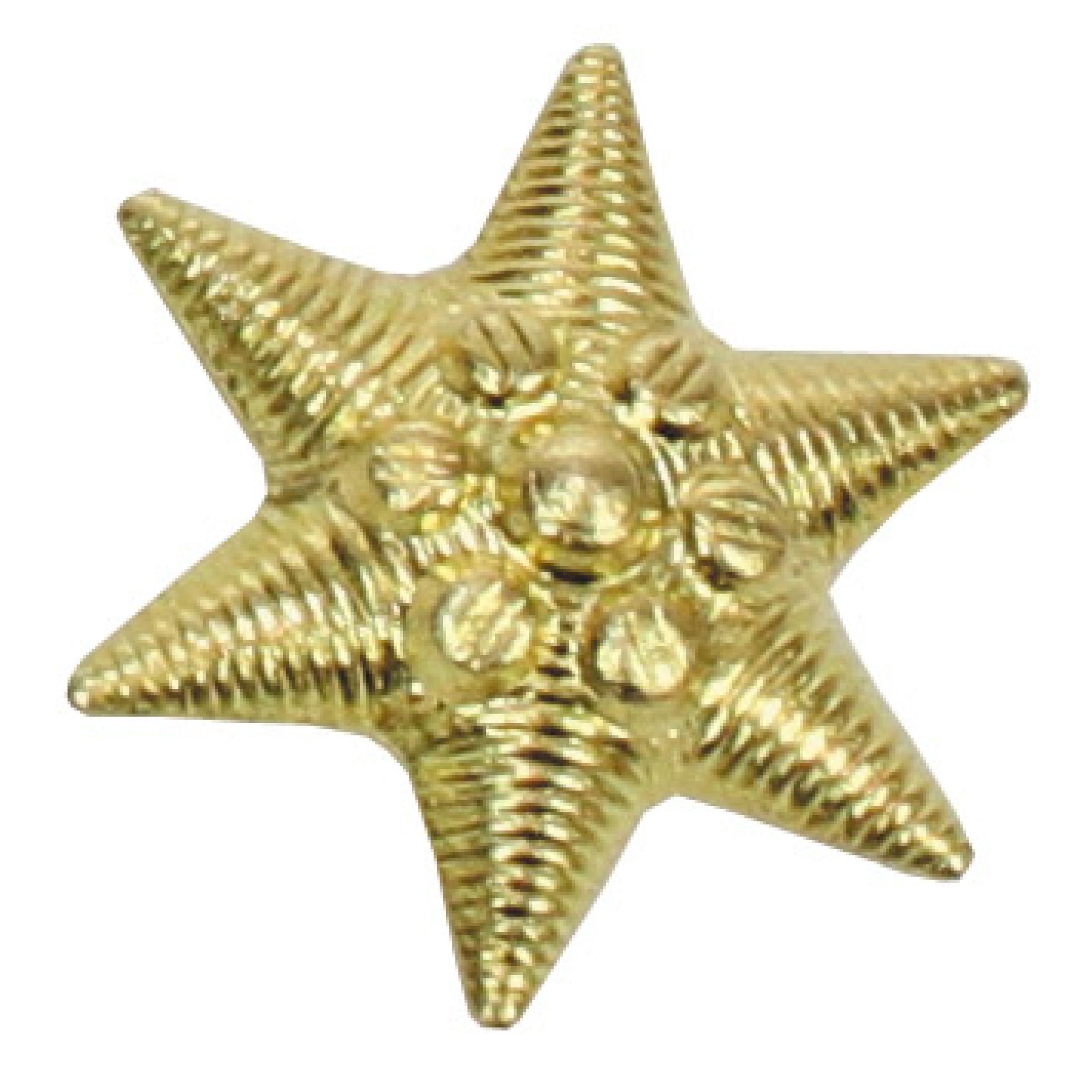 Ungar. Metallabzeichen,  gold, „Stern“,  neuw. (10 Stück)