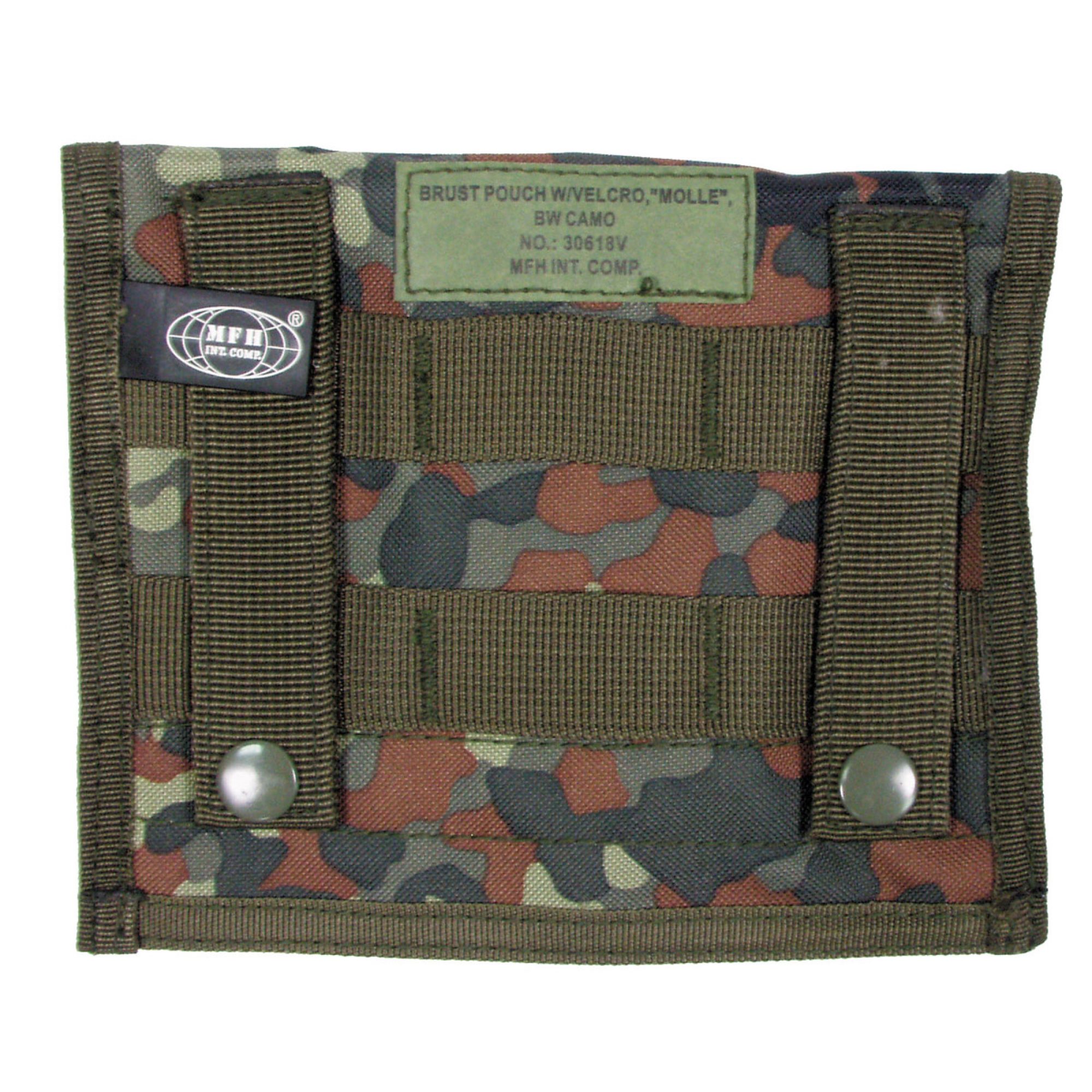 Brusttasche,  „MOLLE“, flecktarn