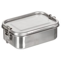 Lunchbox,  „Premium“, Edelstahl, ca. 16 x 11, 5 x 6 cm