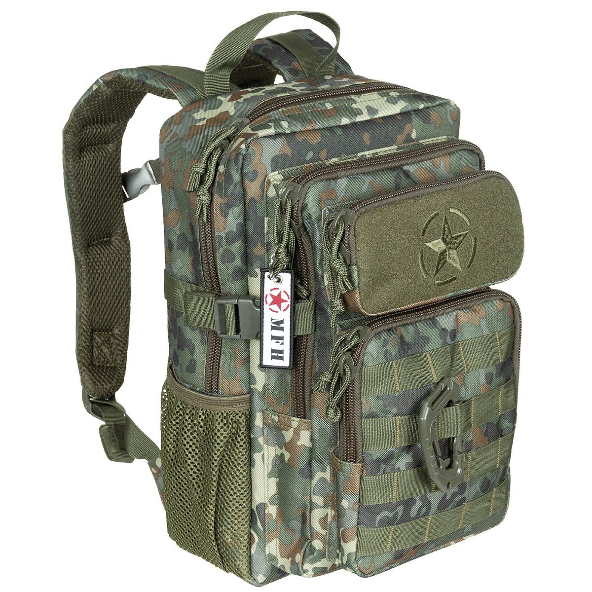 US Rucksack,  Assault, „Youngster“,  flecktarn