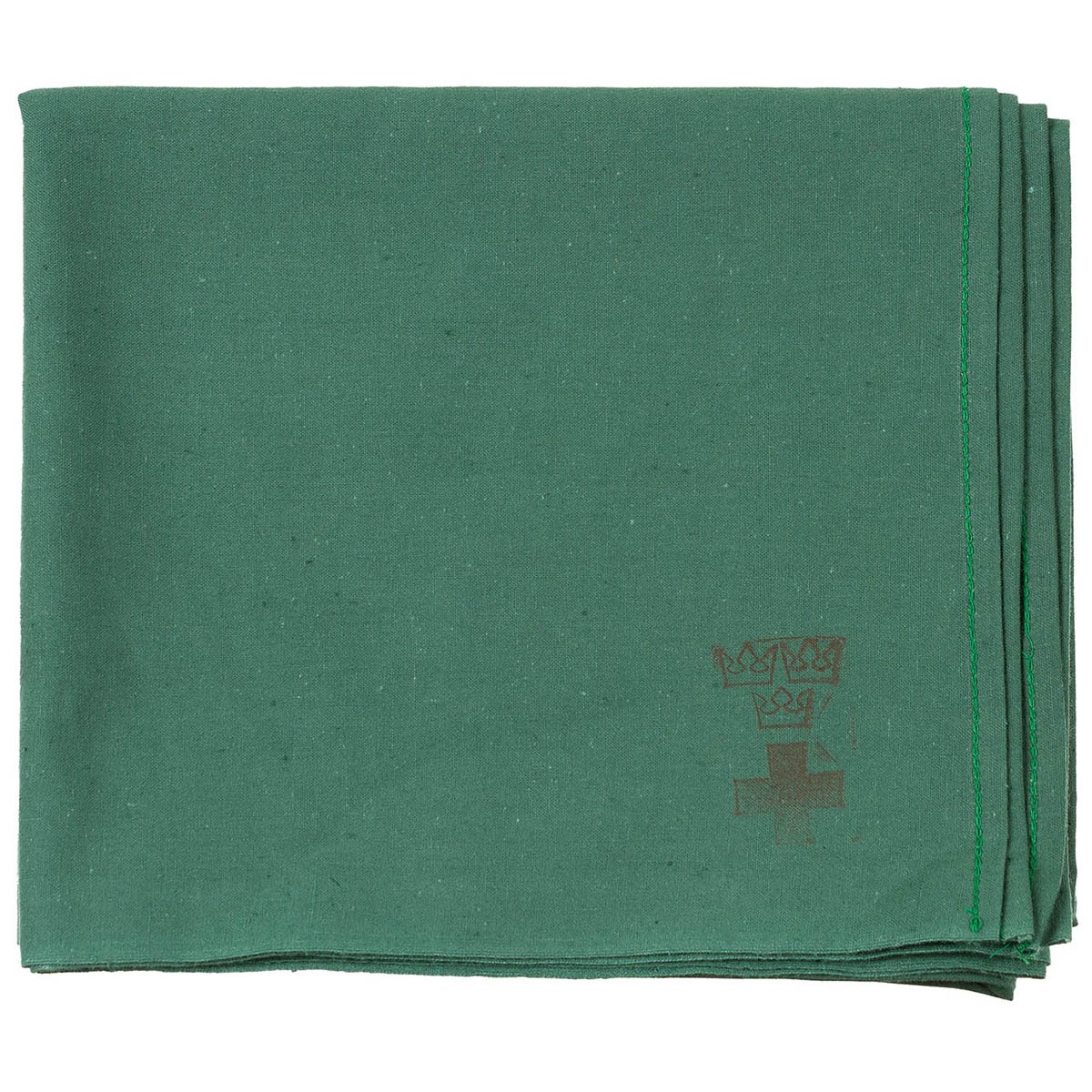 Schwed. OP-Tuch,  Baumwolle, 90 x 80 cm,  grün,  neuw. (10 Stück)