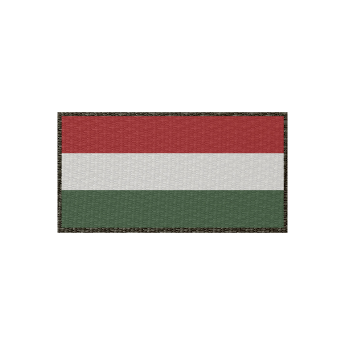 Patch Flagge Ungarn 100x50mm, Klett