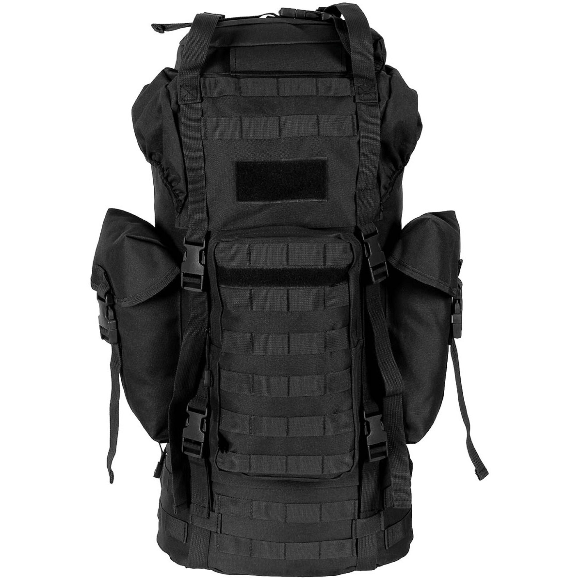 BW Kampfrucksack,  „MOLLE“, 65 l,  Alu-Aussteifung,  schwarz