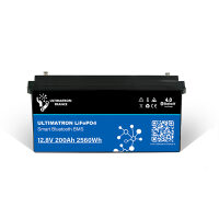 Ultimatron LiFePO4 12.8V 200Ah-PRO Lithium Batterie Smart BMS mit Bluetooth