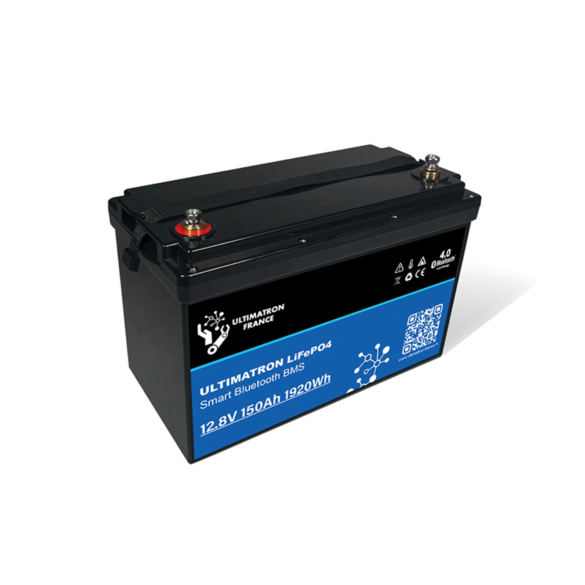 Ultimatron LiFePO4 12.8V 150Ah-PRO Lithium Batterie Smart BMS mit Bluetooth