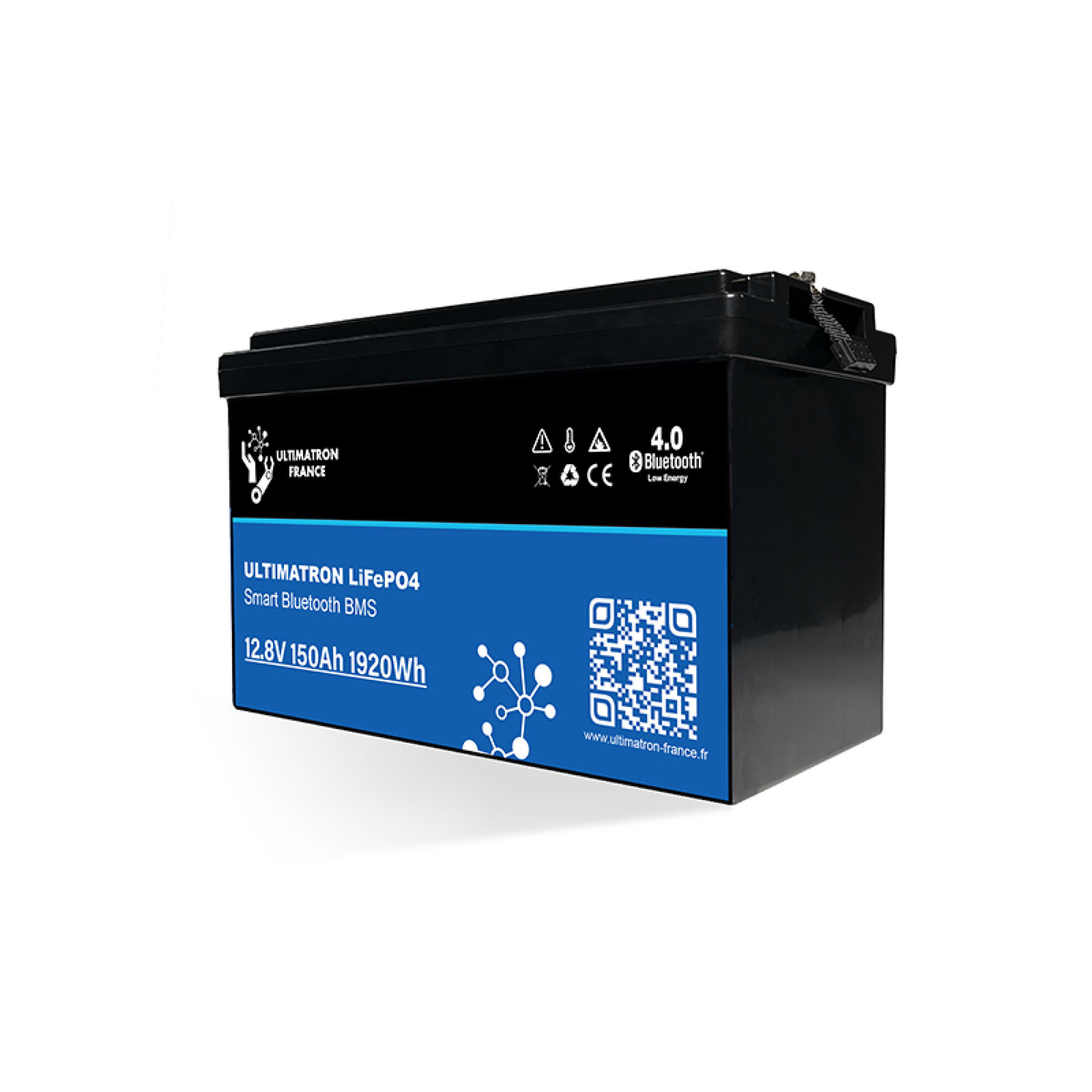 Ultimatron LiFePO4 12.8V 150Ah-PRO Lithium Batterie Smart BMS mit Bluetooth