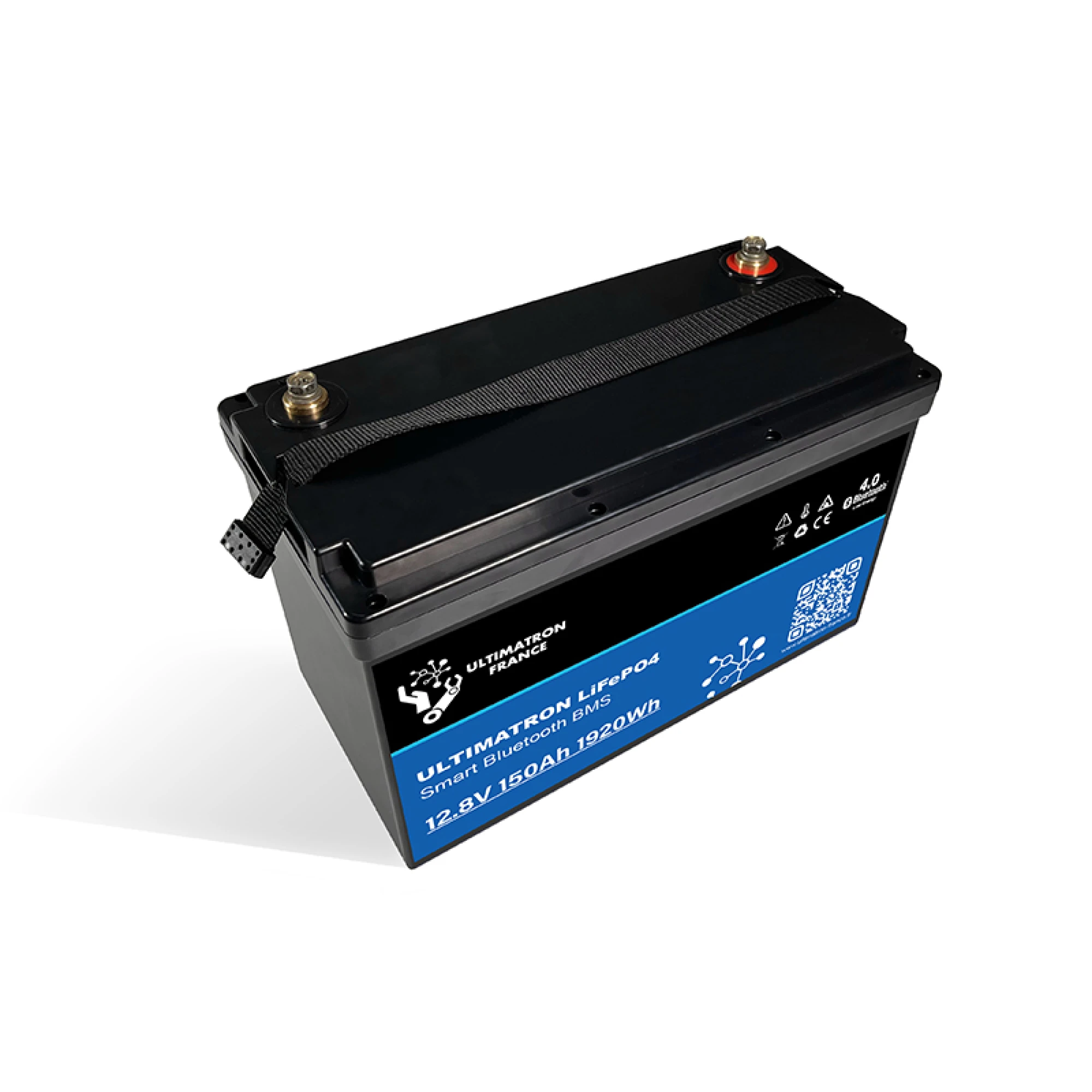 Ultimatron LiFePO4 12.8V 150Ah-PRO Lithium Batterie Smart BMS mit Bluetooth