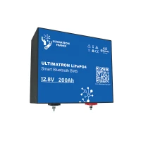 Ultimatron LiFePO4 Untersitz-12.8V 200Ah Lithiumbatterie Smart BMS mit Bluetooth Wohnmobil Untersitzbatterie