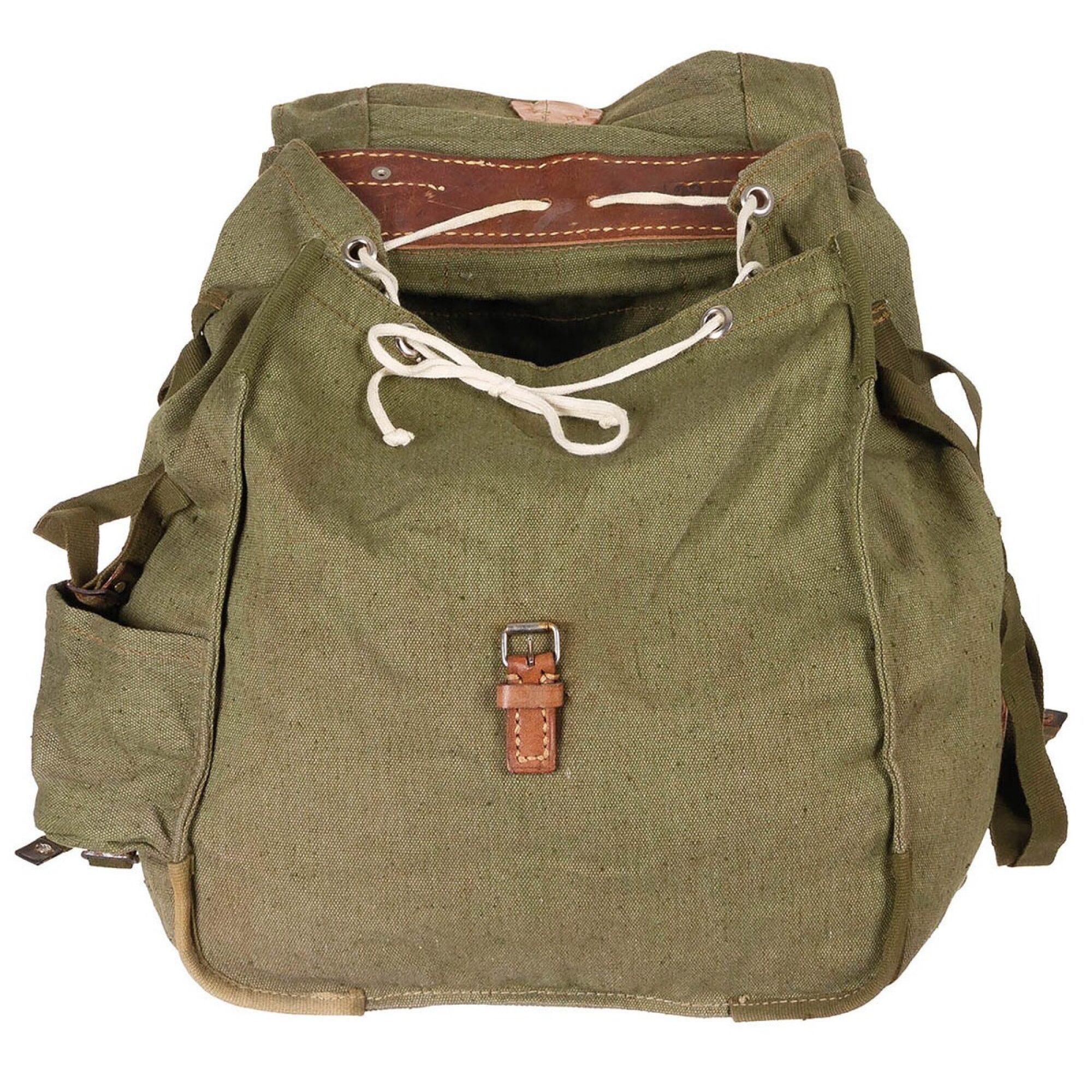 Rumän. Rucksack,  oliv, neuw.,  mit Lagerspuren