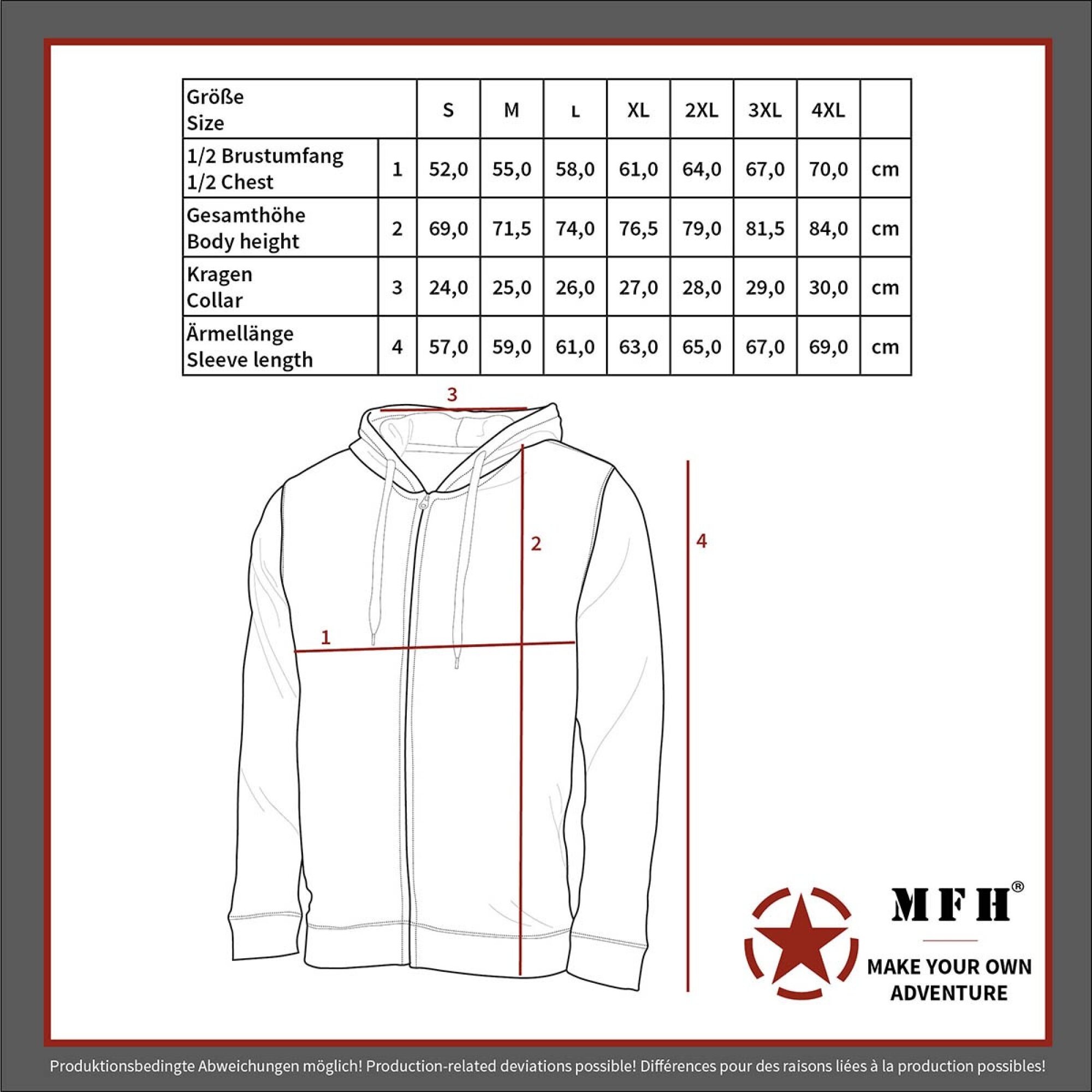 Trainingsjacke,  „Jogger“, M 95 CZ tarn