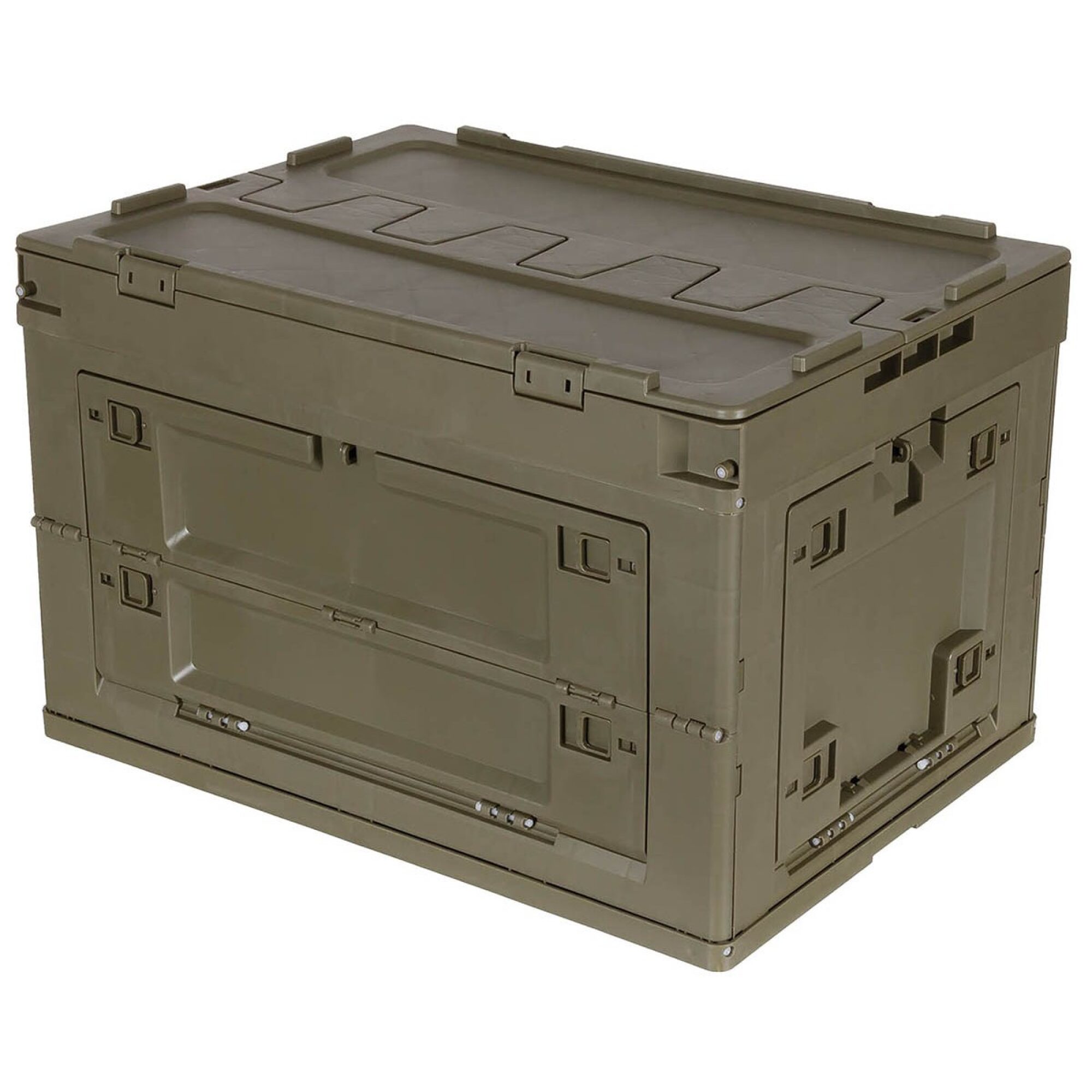 Box,  Kunststoff,  faltbar, 60 l,  oliv