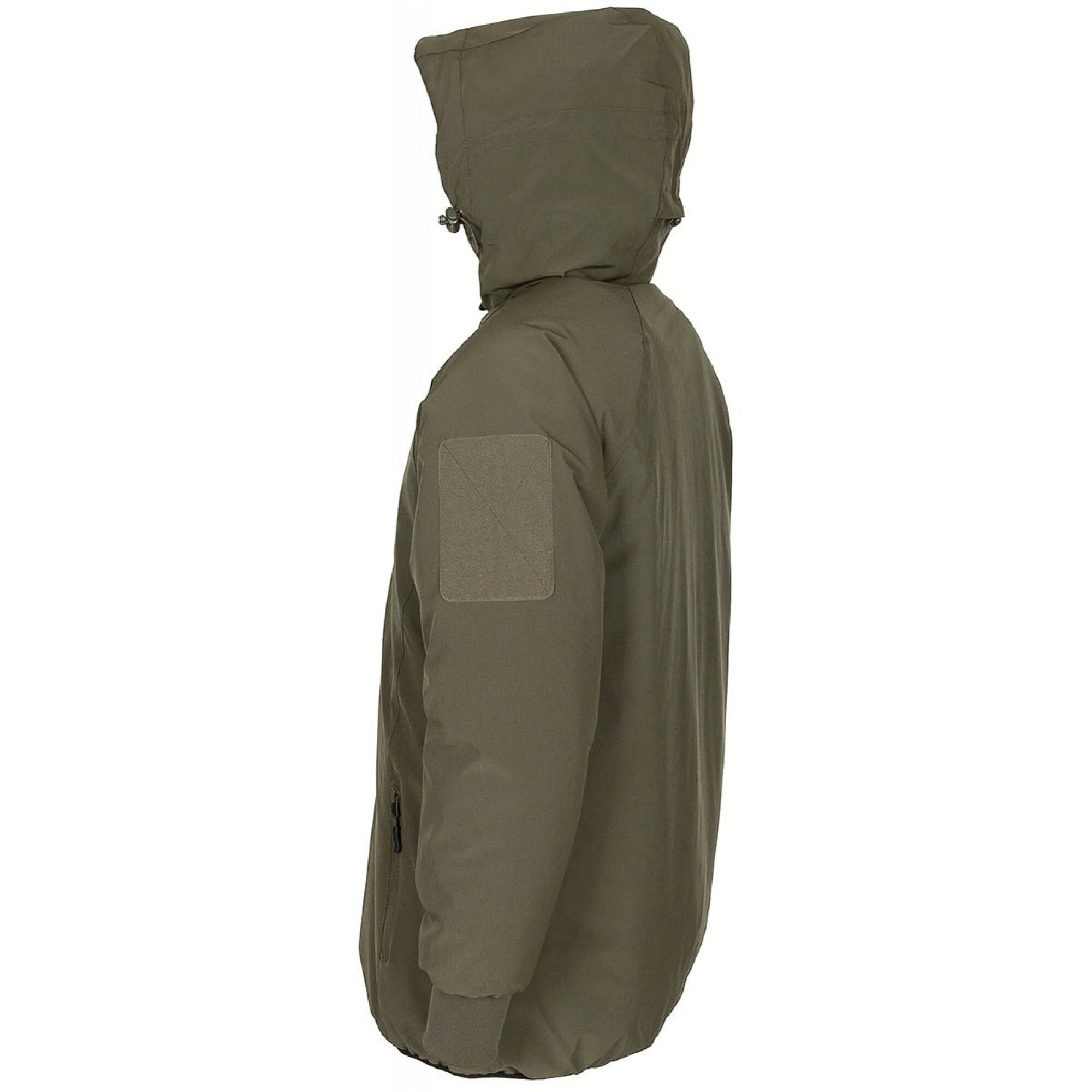 Thermojacke,  wendbar, oliv/schwarz