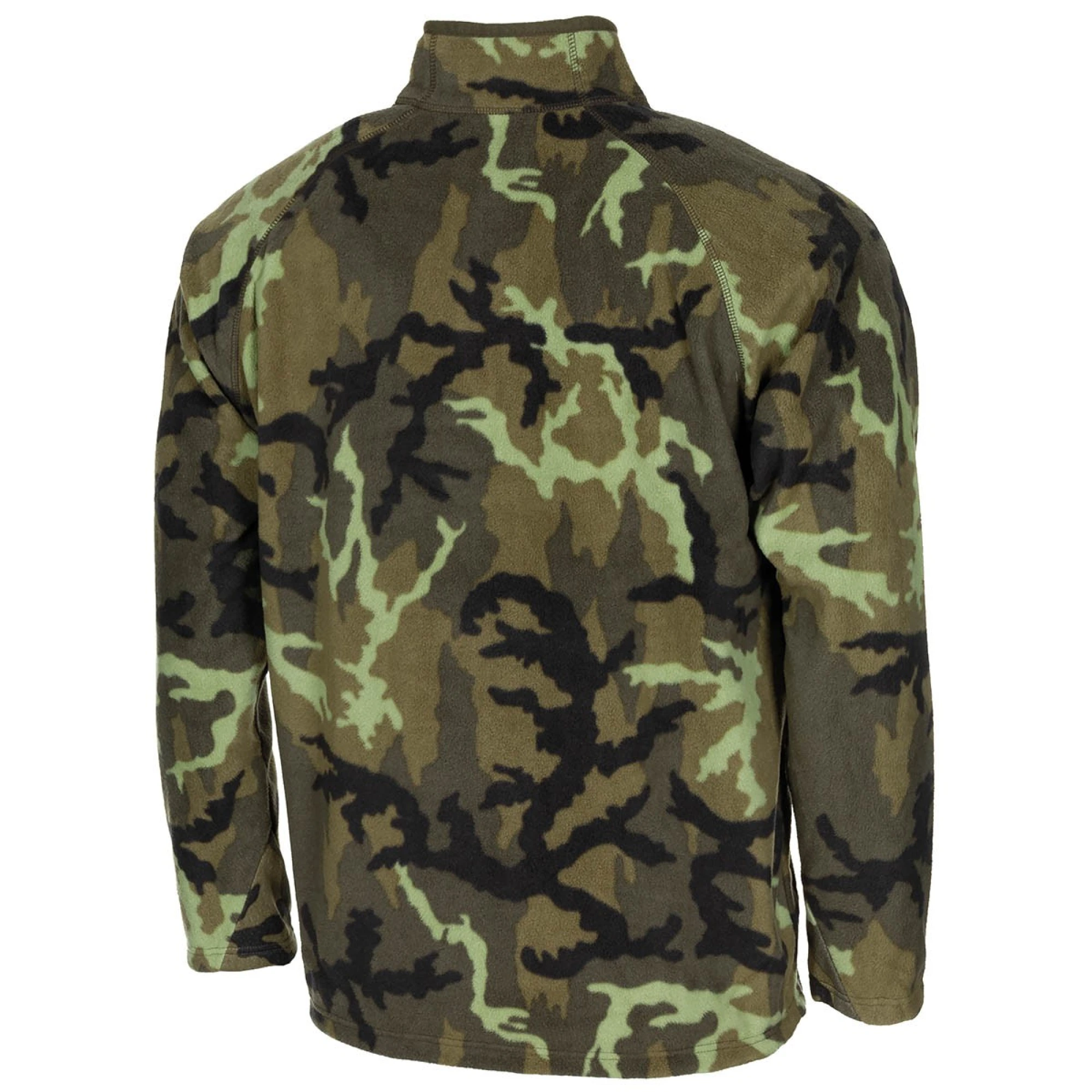Shirt,  "Troyer",  Microfleece, langarm,  M95 CZ tarn,  200 g/m² – Bild 2