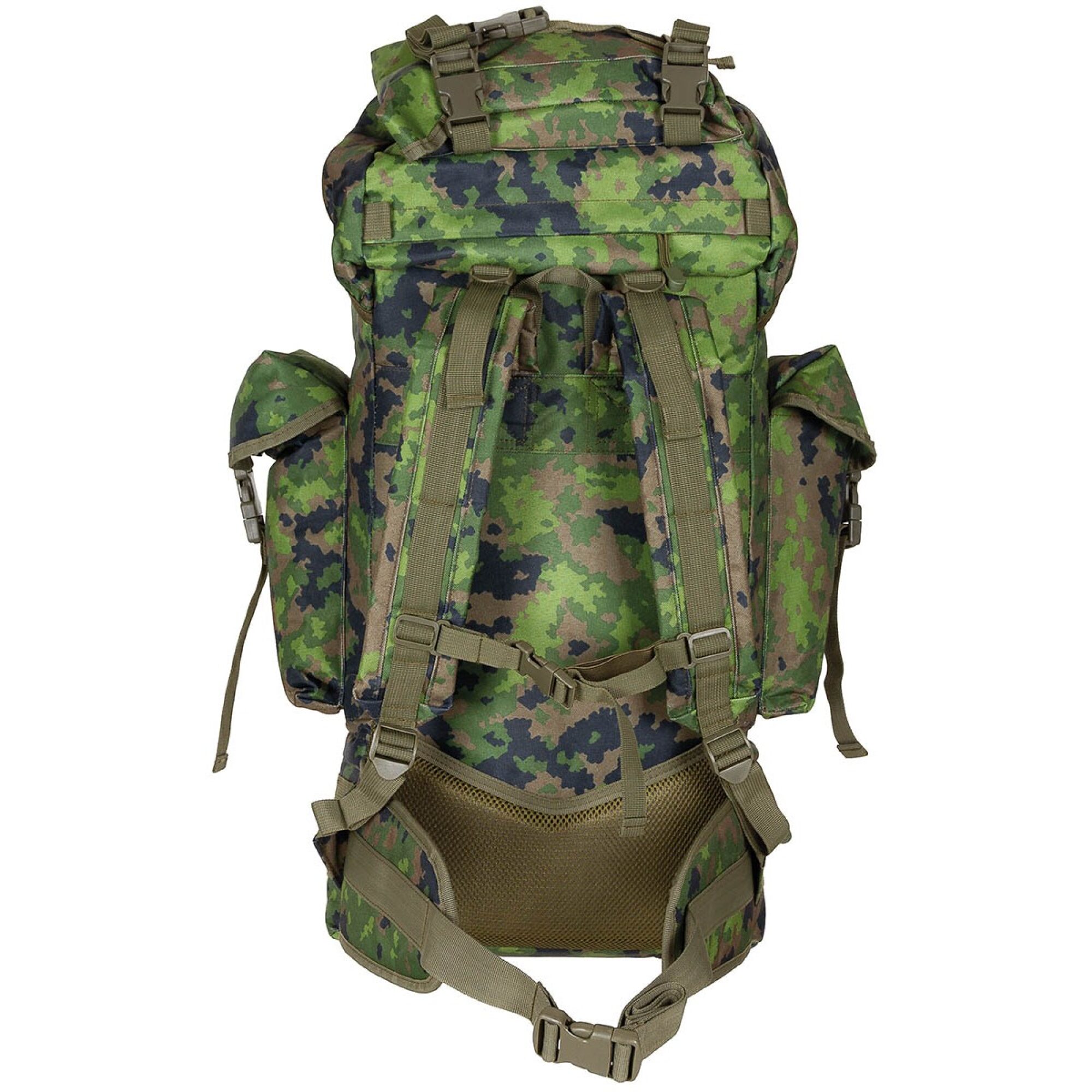 BW Kampfrucksack,  „MOLLE“, 65 l,  Alu-Ausst.,  M05 tarn