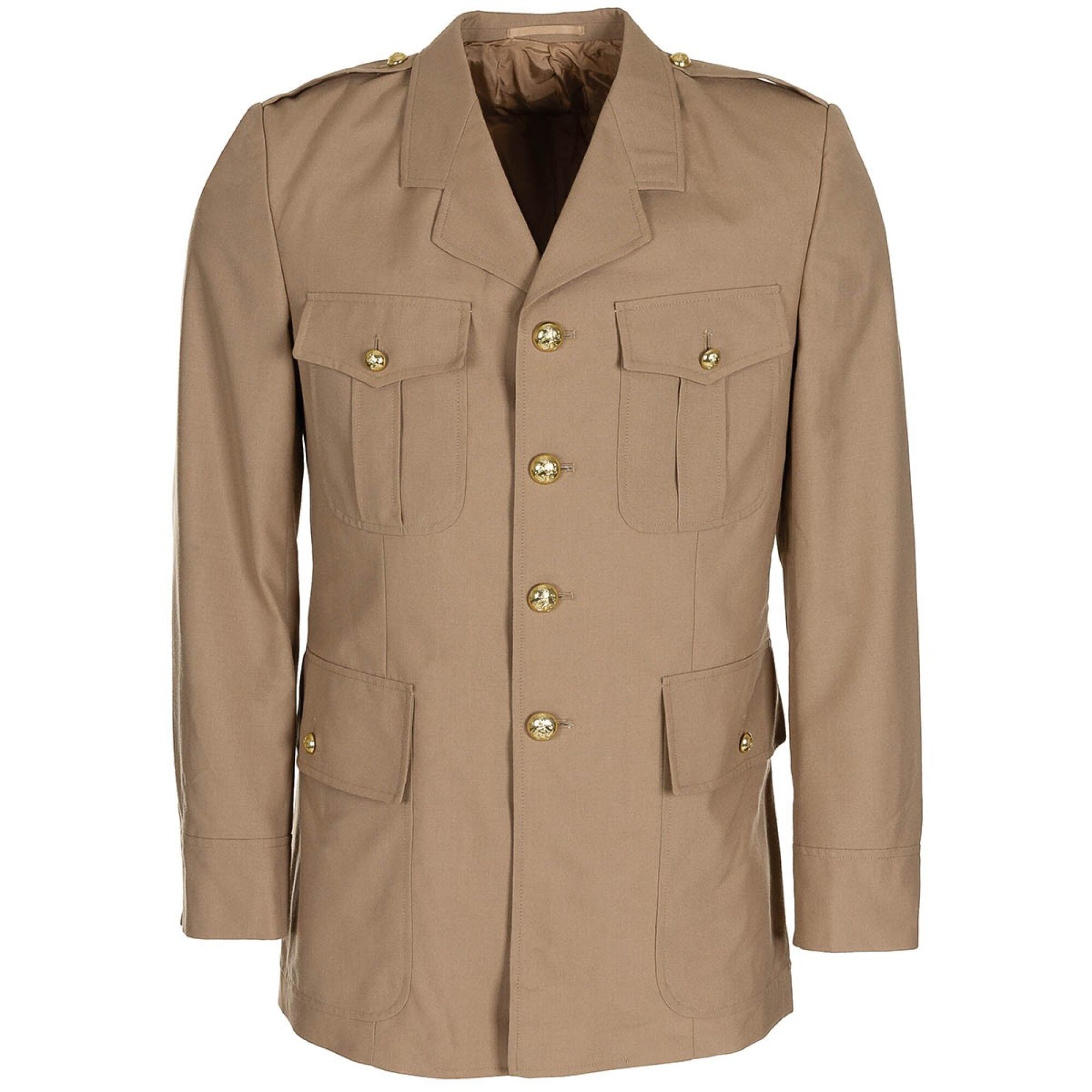 Belg. Uniformjacke,  khaki, neuw. (5 Stück)