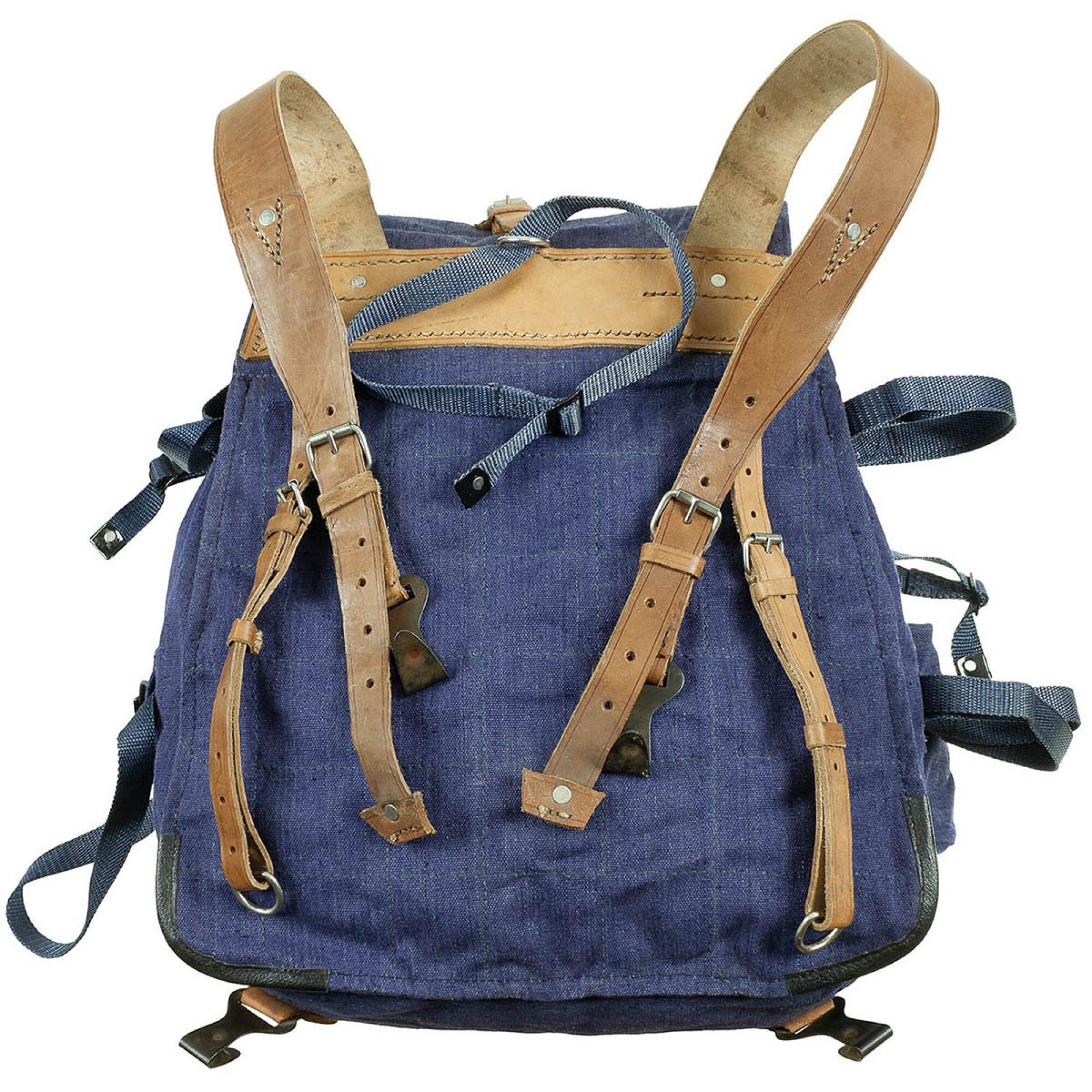 Rumän. Rucksack,  blau, neuw.,  mit Lagerspuren