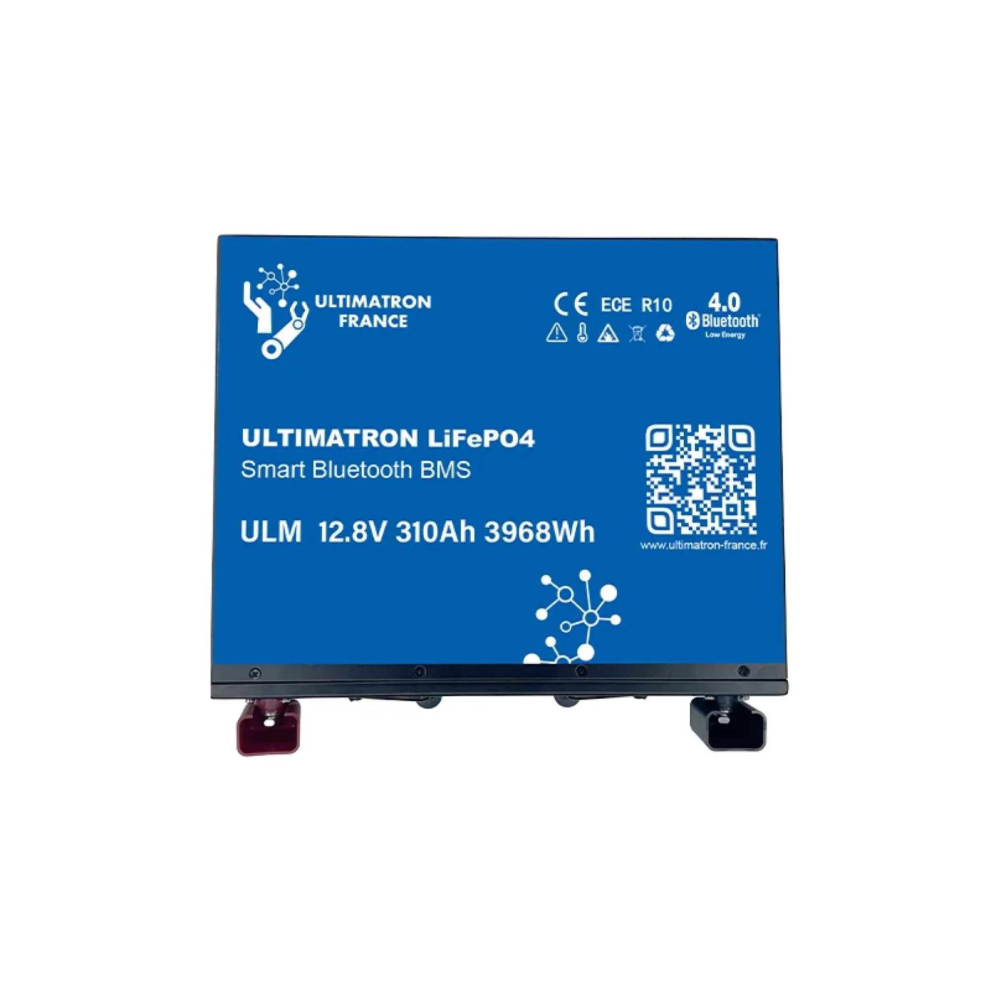 Ultimatron LiFePO4 Untersitz-12.8V 310Ah Lithium Batterie Smart BMS mit Bluetooth Wohnmobil Untersitzbatterie