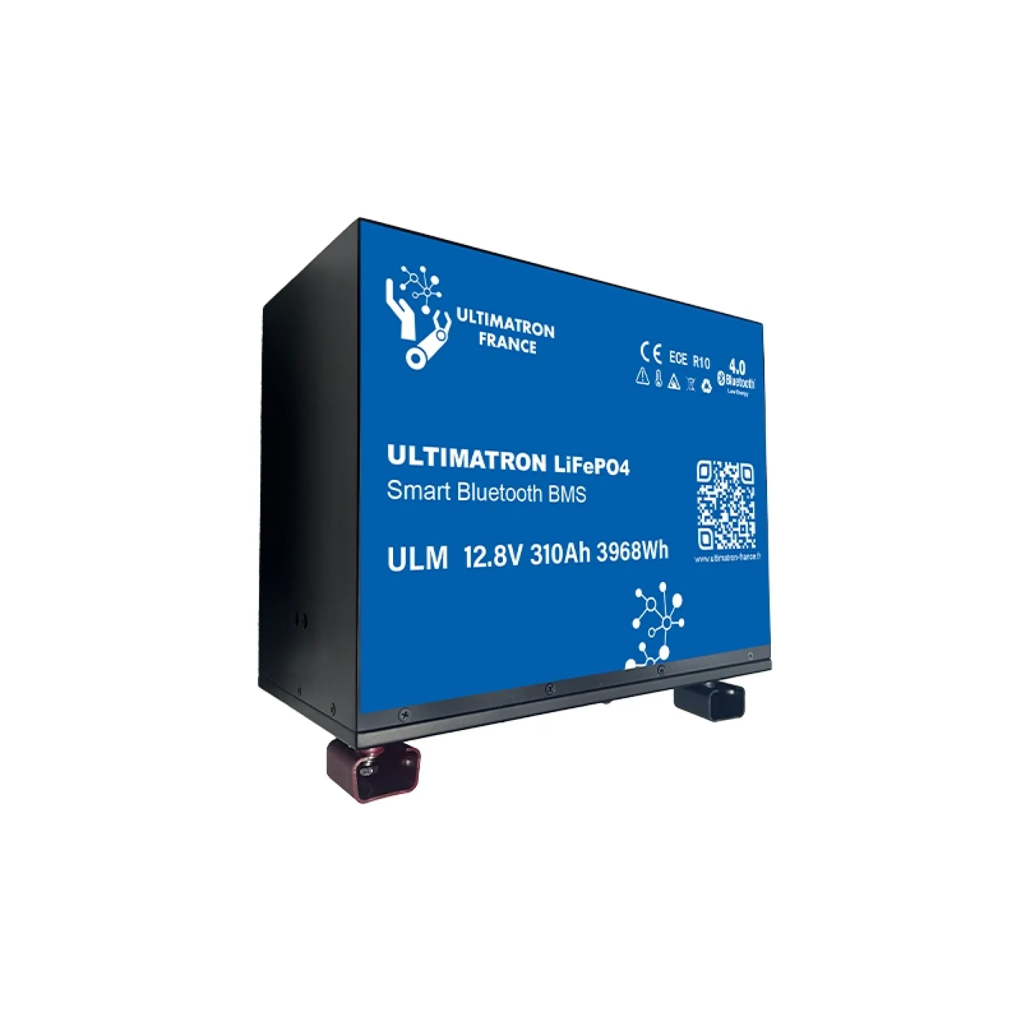 Ultimatron LiFePO4 Untersitz-12.8V 310Ah Lithium Batterie Smart BMS mit Bluetooth Wohnmobil Untersitzbatterie