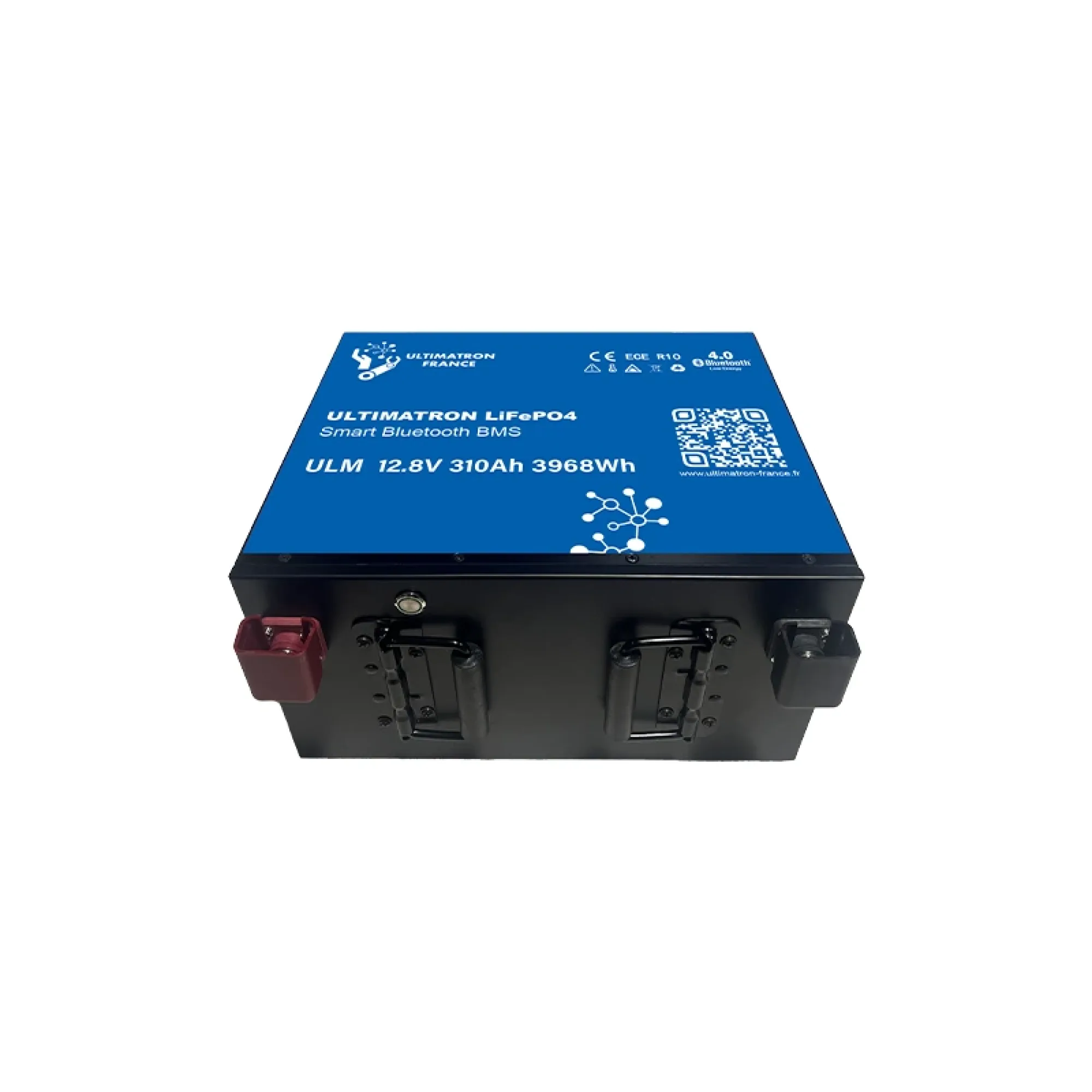 Ultimatron LiFePO4 Untersitz-12.8V 310Ah Lithium Batterie Smart BMS mit Bluetooth Wohnmobil Untersitzbatterie