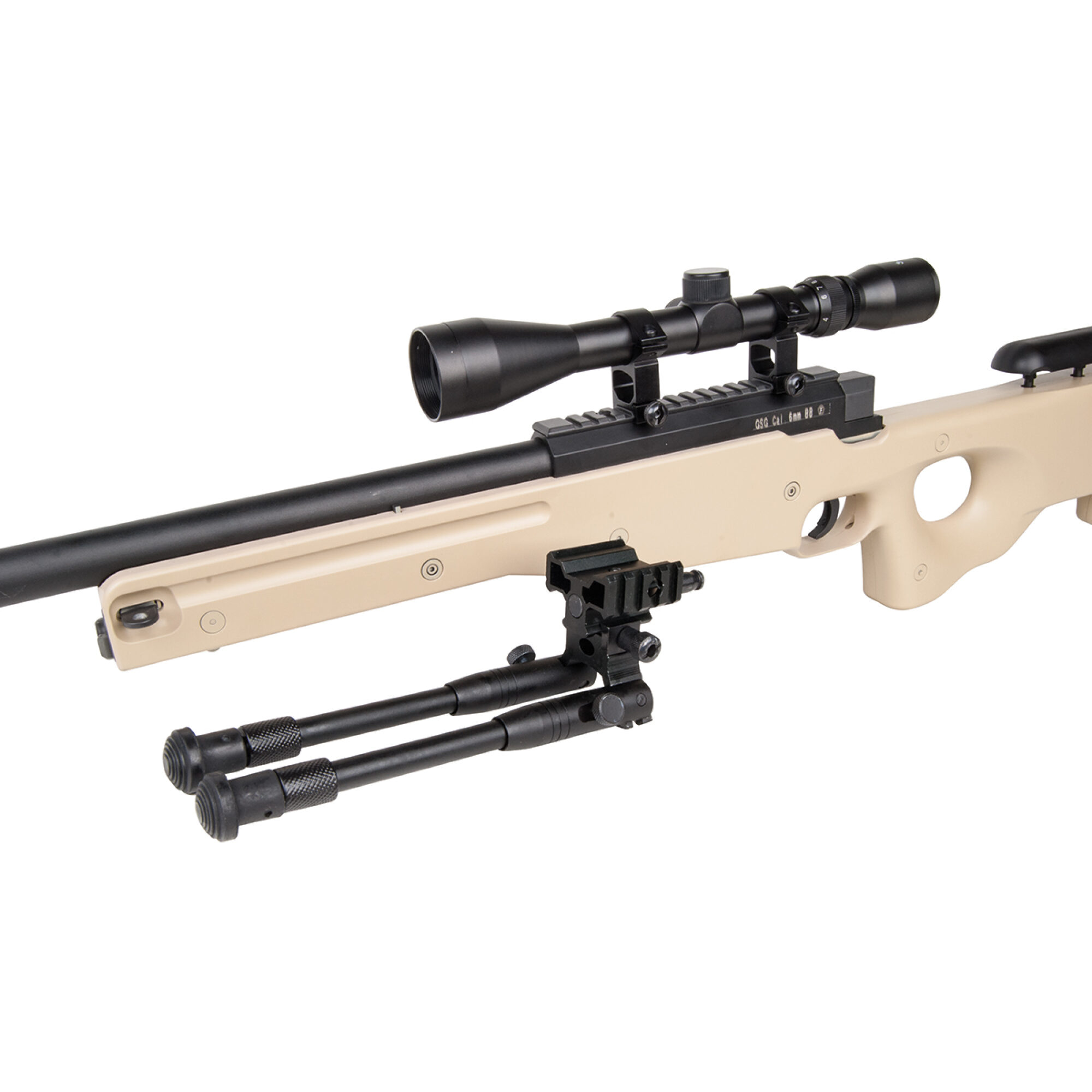 MB01 Tactical Sniper Tan 6mm GSG – Airsoft Federdruck