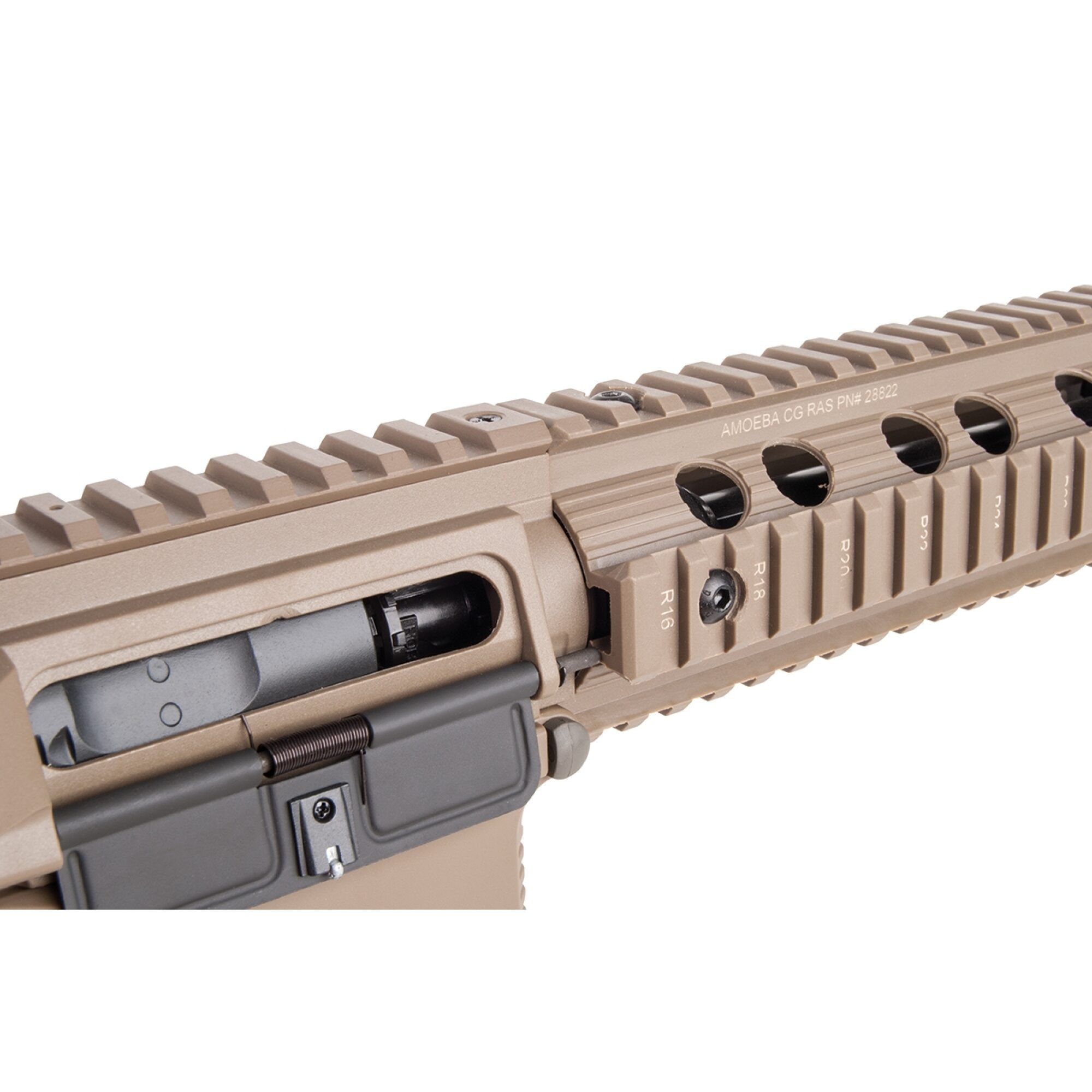 M4 008 FDE Dark Earth 6mm Ares Amoeba - Airsoft AEG – Bild 19