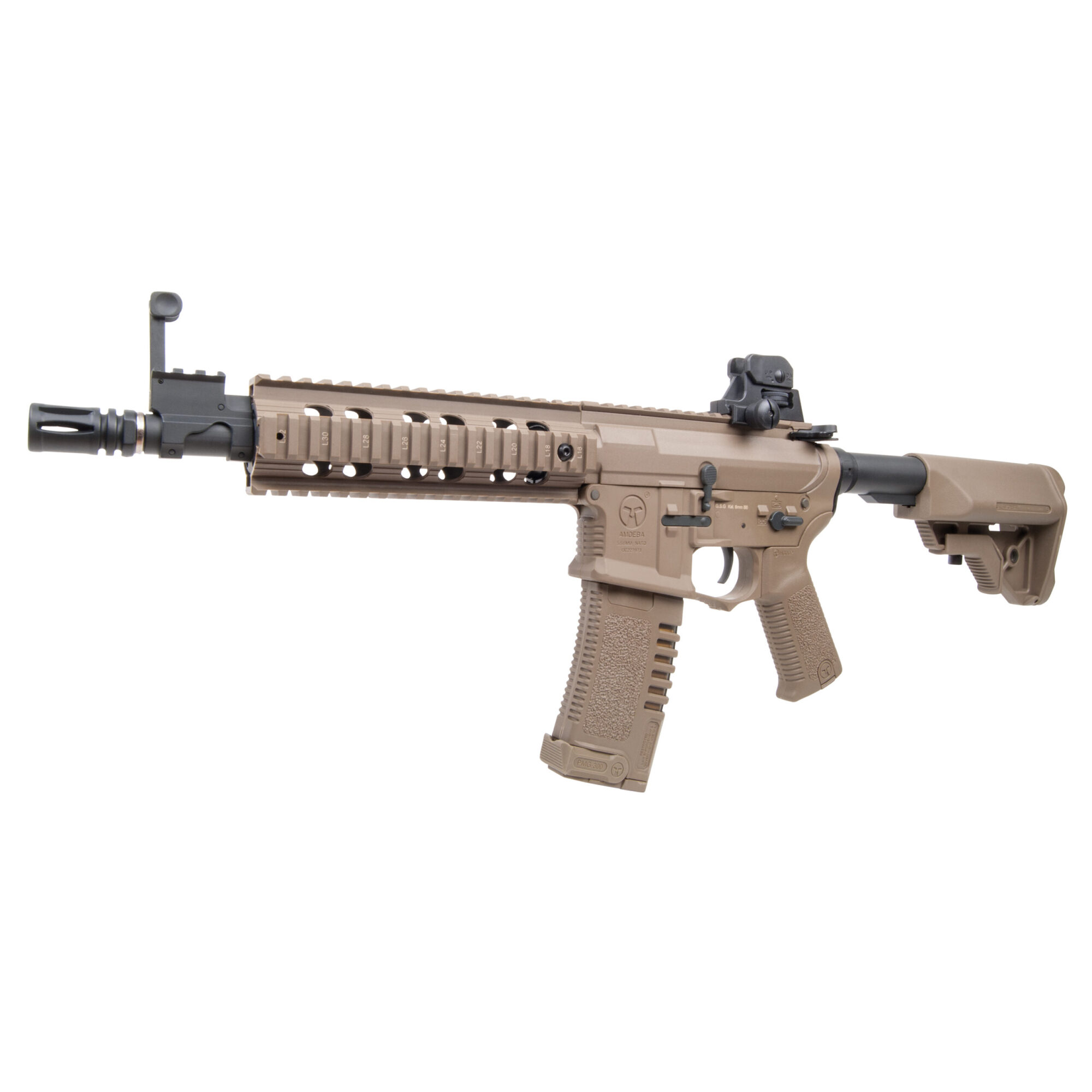 M4 008 FDE Dark Earth 6mm Ares Amoeba - Airsoft AEG – Bild 2