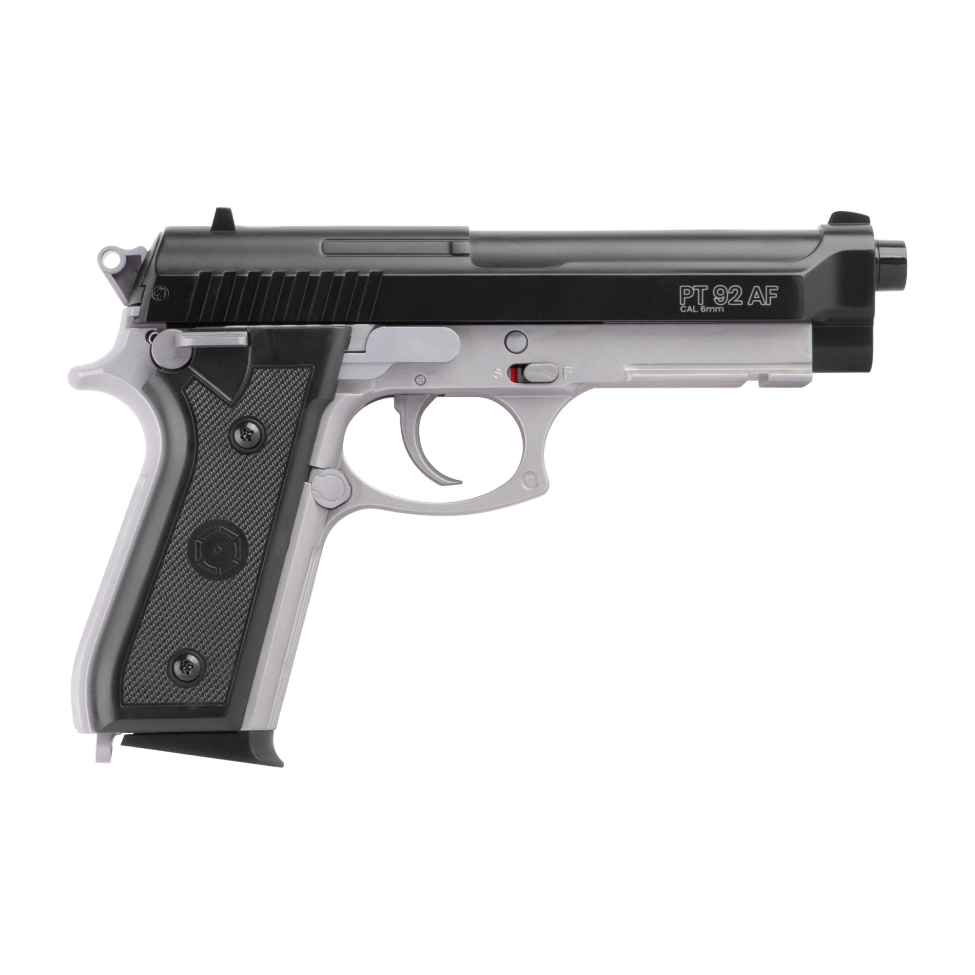 Cybergun PT92 H.P.A. Schwarz/Silber 6mm - Airsoft Federdruck – Bild 2
